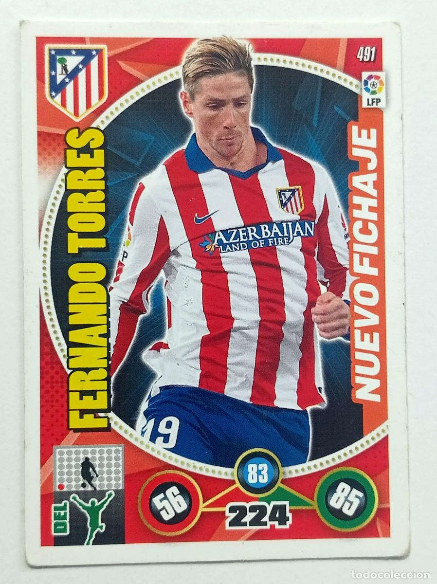Cromos de Futebol: CROMO FUTBOL ADRENALYN 2014-2015: ATLETICO MADRID FERNANDO TORRES NUEVO FICHAJE