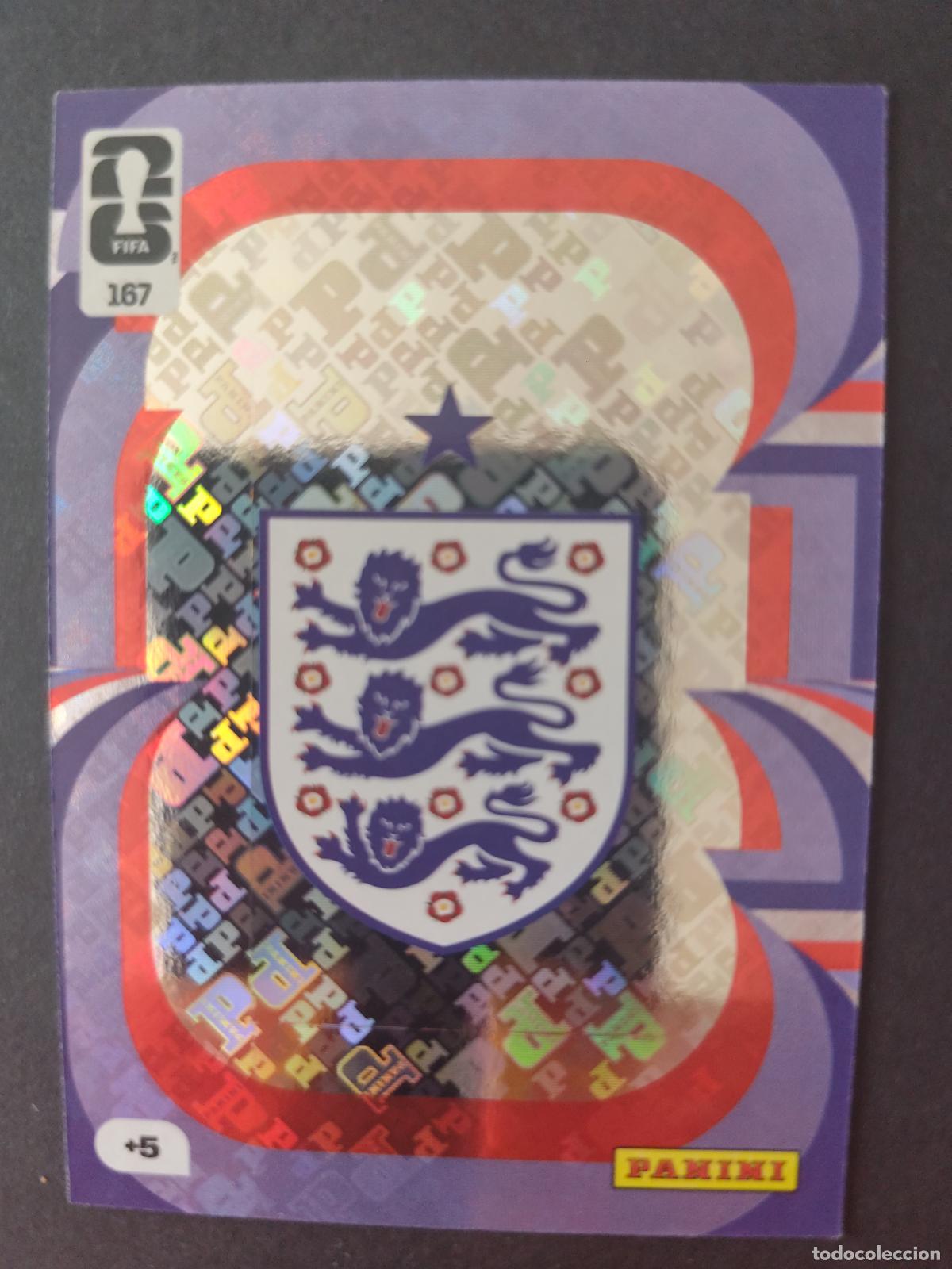 Cromos de f&uacute;tbol: 167 ESCUDO INGLATERRA ADRENALYN MUNDIAL FIFA WORLD CUP 2026 PANINI