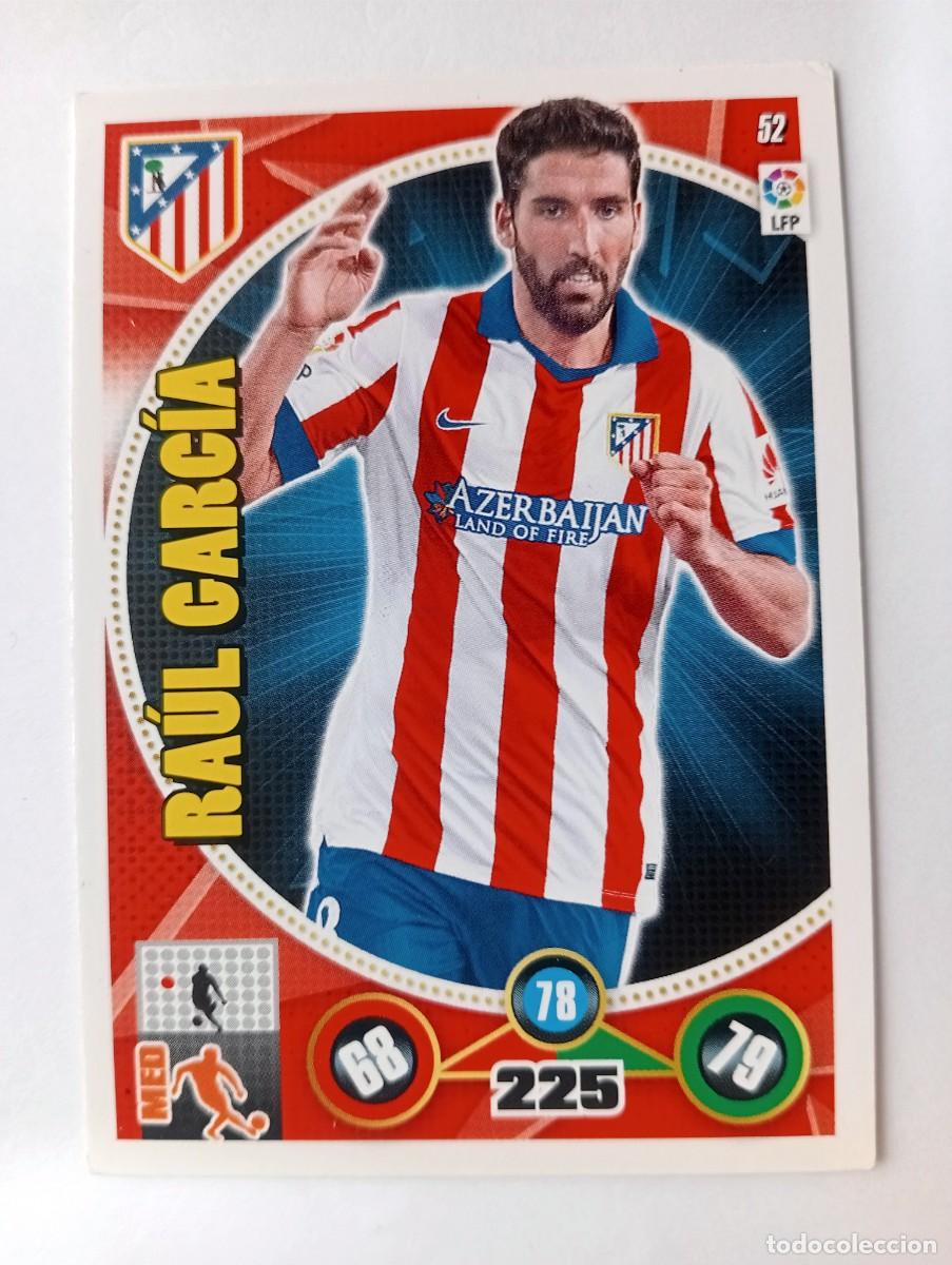 Cromos de f&uacute;tbol: CROMO FUTBOL ADRENALYN 2014-2015: ATLETICO MADRID RAUL GARC&Iacute;A