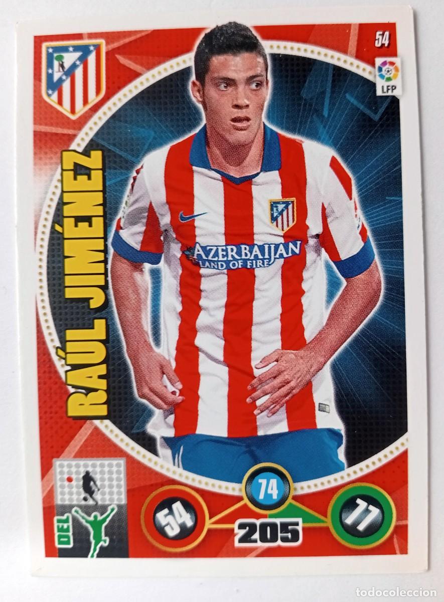 Cromos de f&uacute;tbol: CROMO FUTBOL ADRENALYN 2014-2015: ATLETICO MADRID RAUL JIM&Eacute;NEZ MEXICO