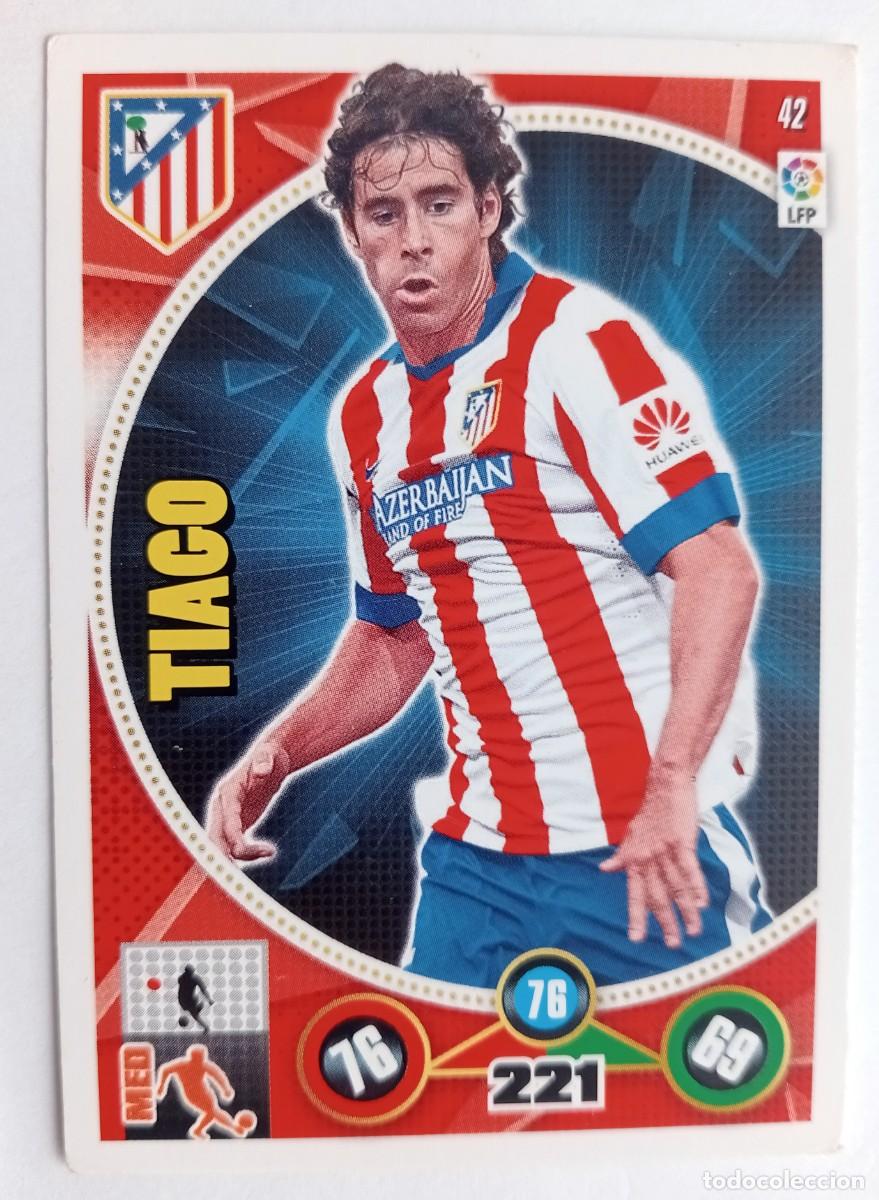Cromos de f&uacute;tbol: CROMO FUTBOL ADRENALYN 2014-2015: ATLETICO MADRID TIAGO