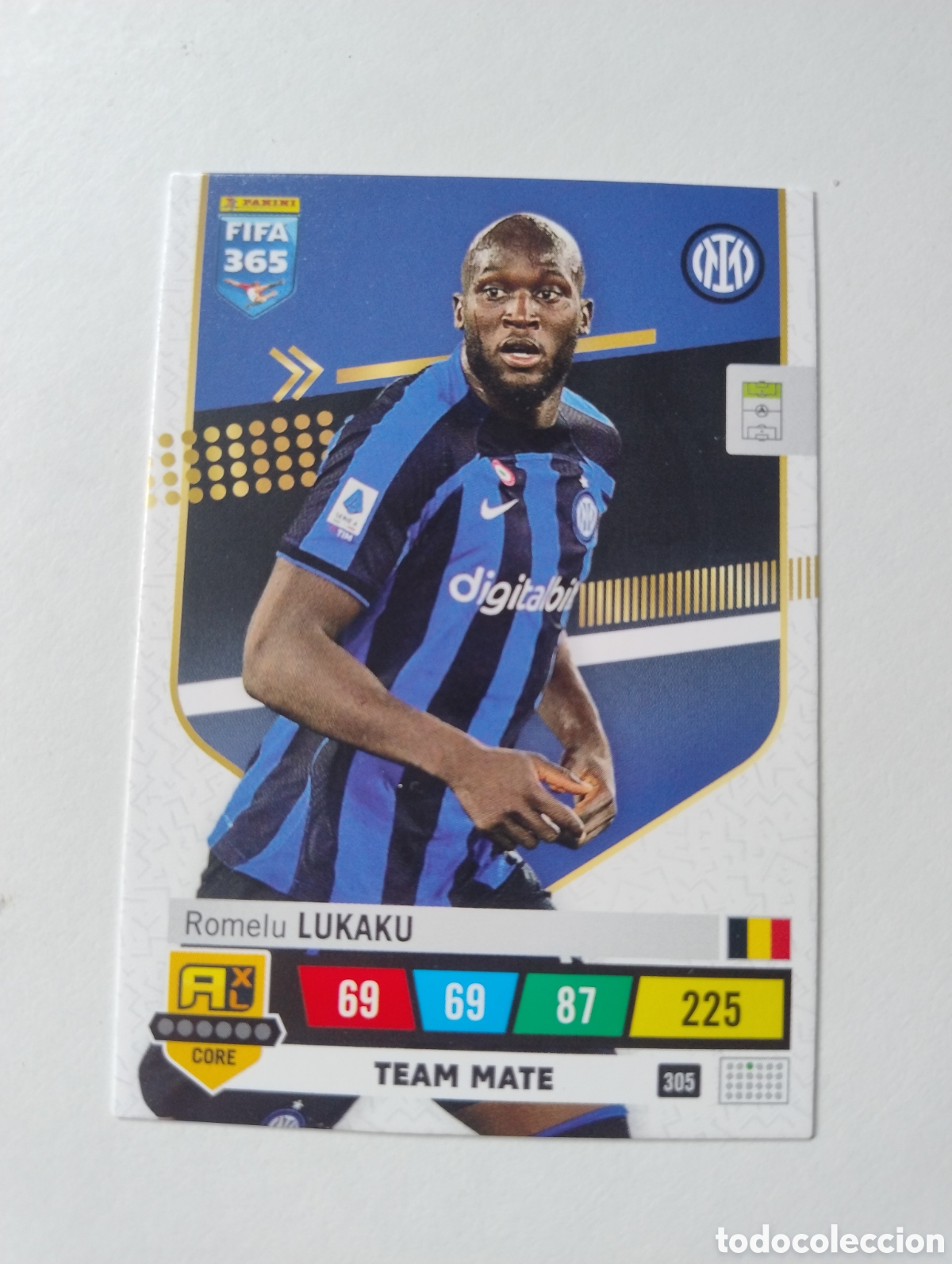 Cromos de f&uacute;tbol: 305 - Lukaku - Inter de Mil&aacute;n - Adrenalyn XL FIFA 365 2023
