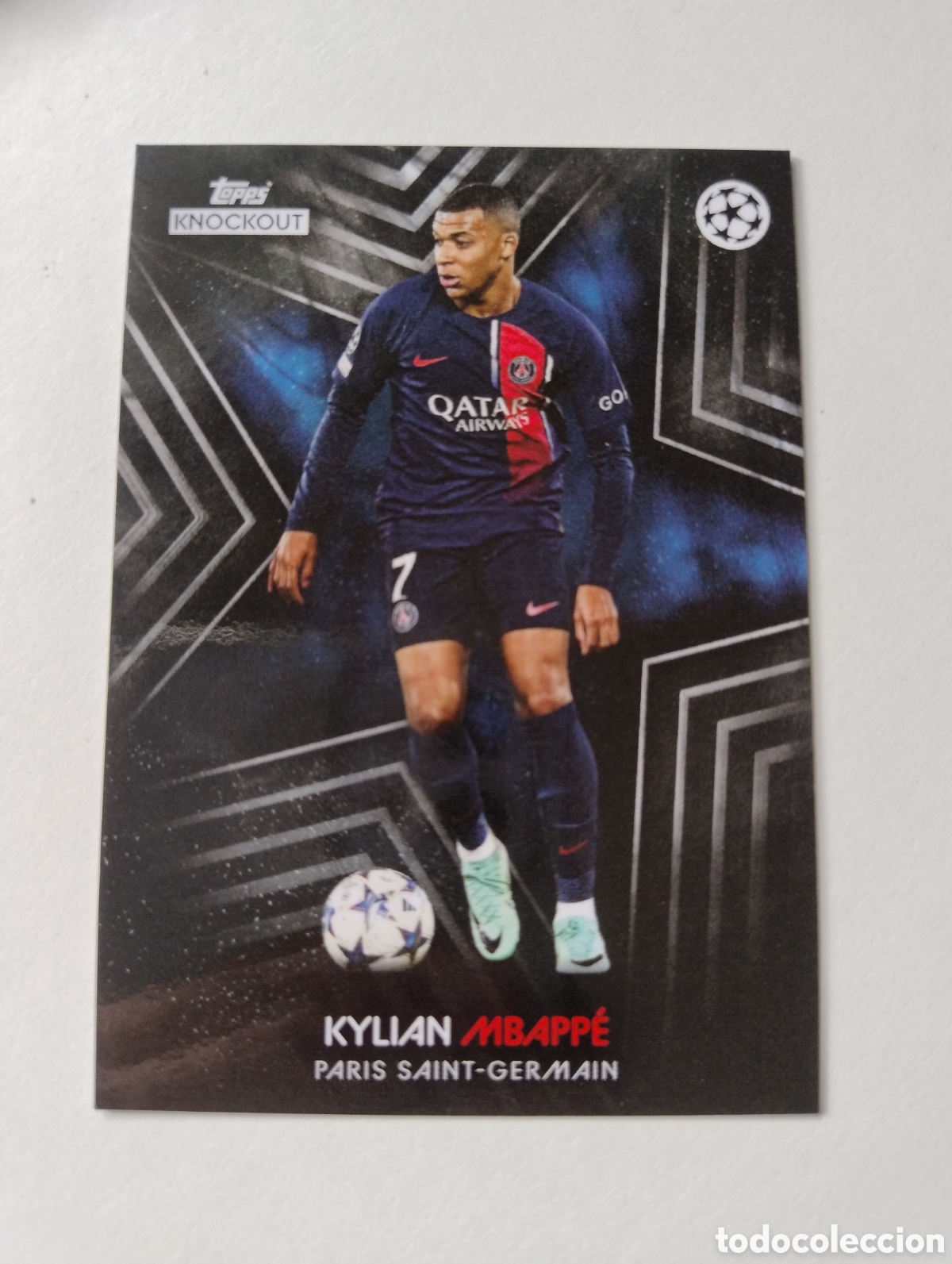 Cromos de f&uacute;tbol: Mbappe - PSG - Topps Knockout 2023 - 2024