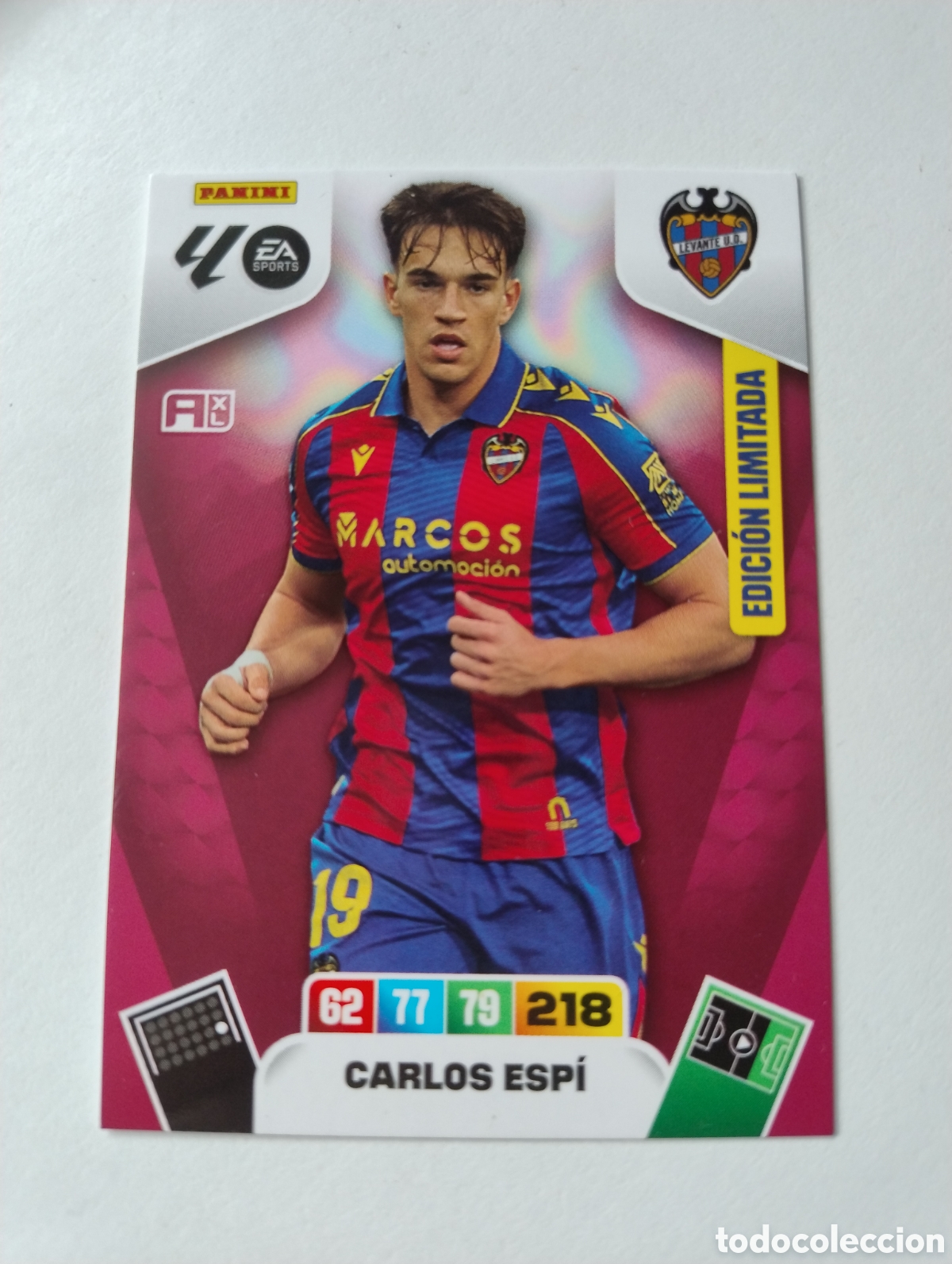 Cromos de f&uacute;tbol: Carlos Espi - Levante - Adrenalyn XL Liga 2025 - 2026 Edici&oacute;n Limitada