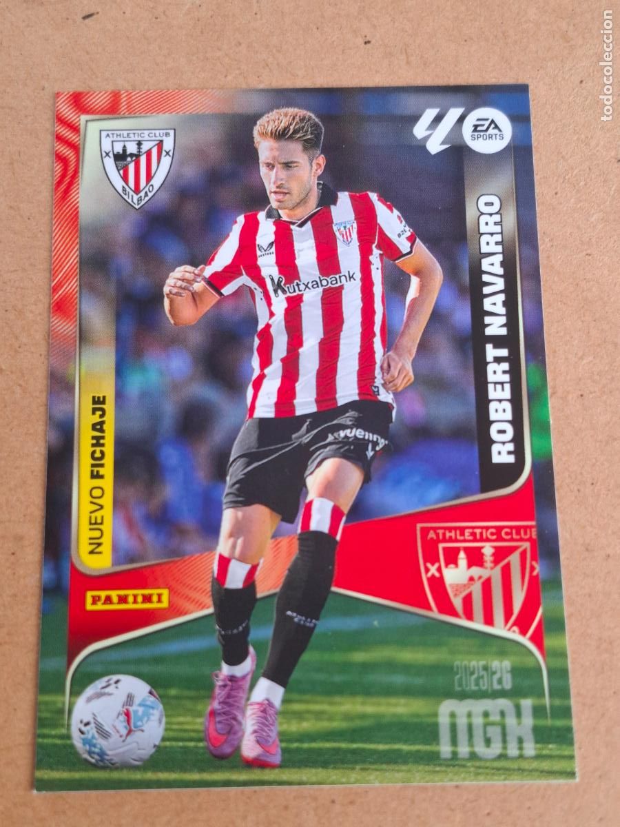 Cromos de f&uacute;tbol: MEGACRACKS 2025 2026 25 26 - 451 ROBERT NAVARRO - ATHLETIC CLUB - CP13