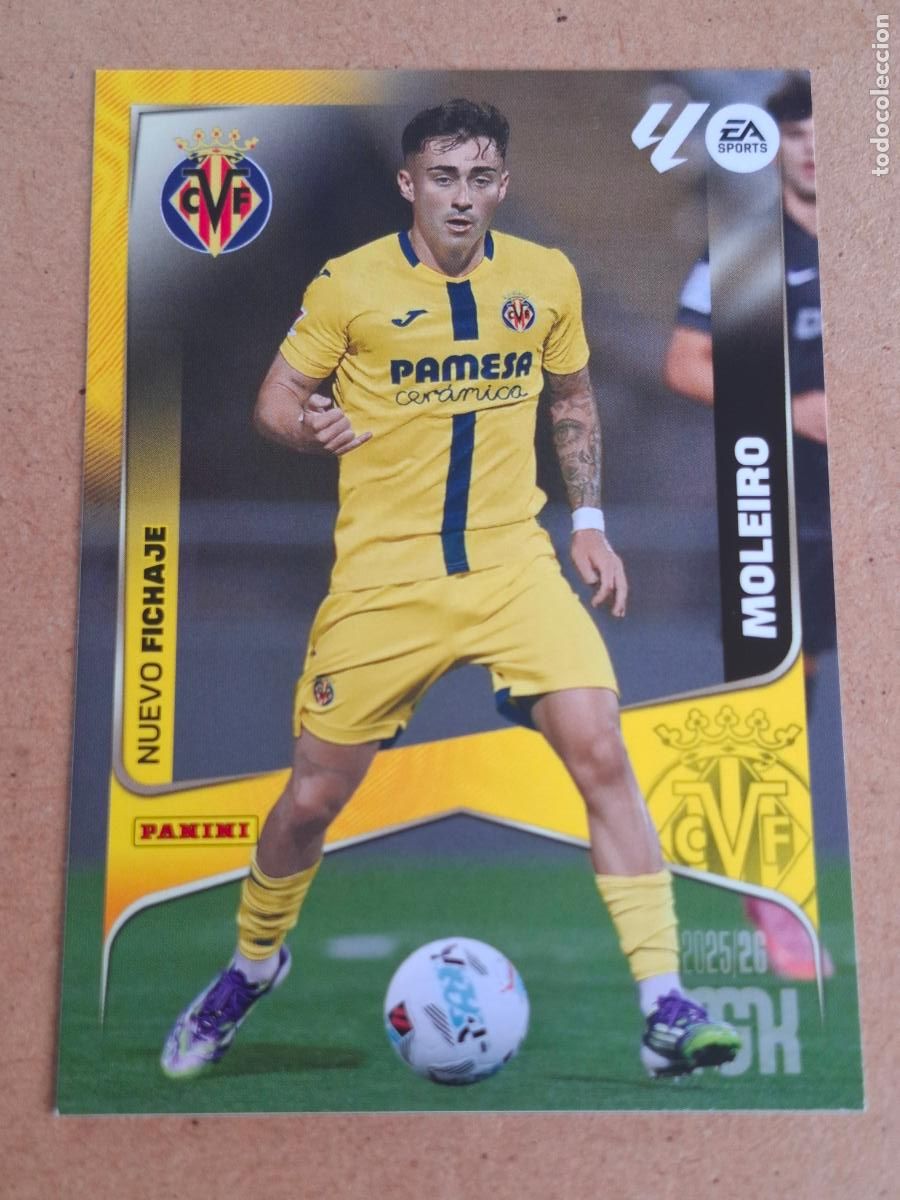 Cromos de f&uacute;tbol: MEGACRACKS 2025 2026 25 26 - 453 MOLEIRO - VILLARREAL CF - CP13