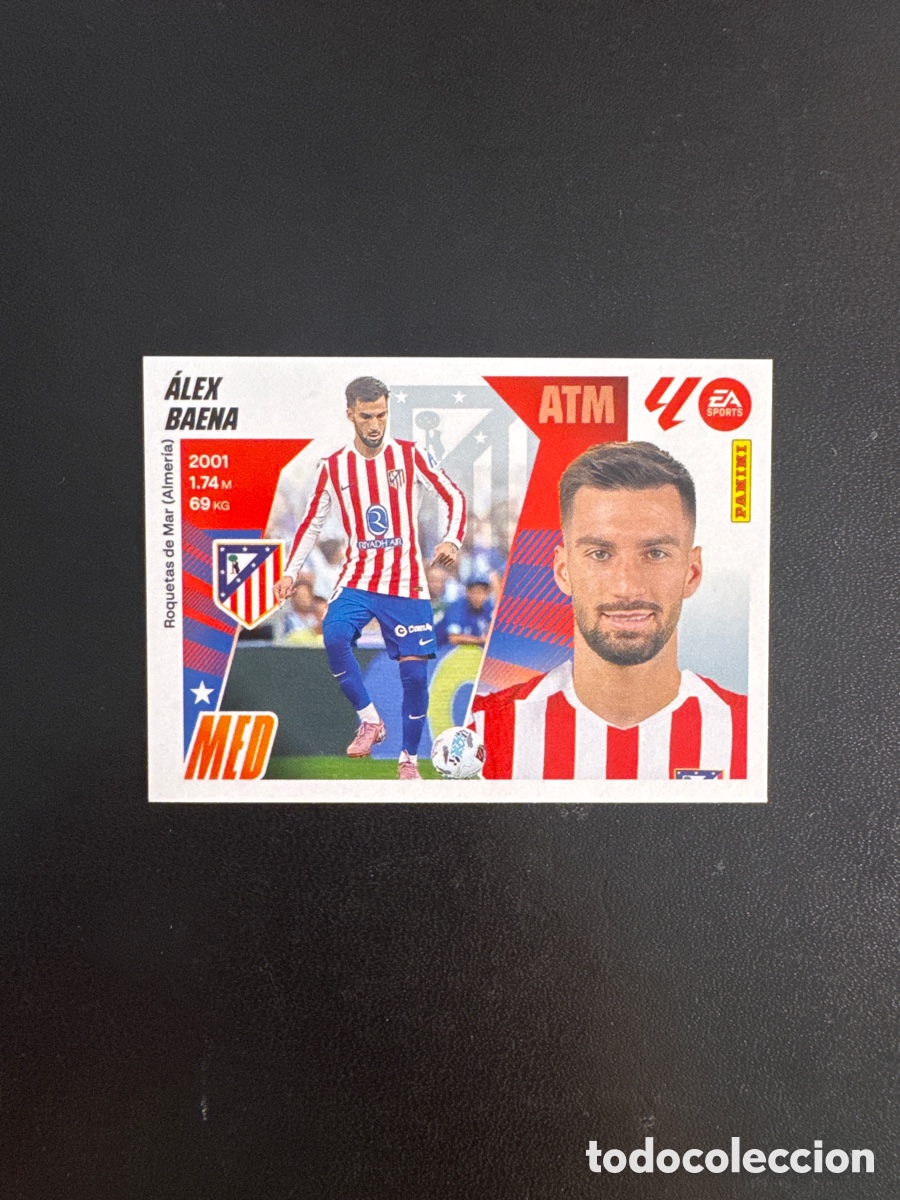 Cromos de f&uacute;tbol: ALEX BAENA &Uacute;LTIMOS FICHAJES NUMERO 24 LIGA ESTE 2025 2026