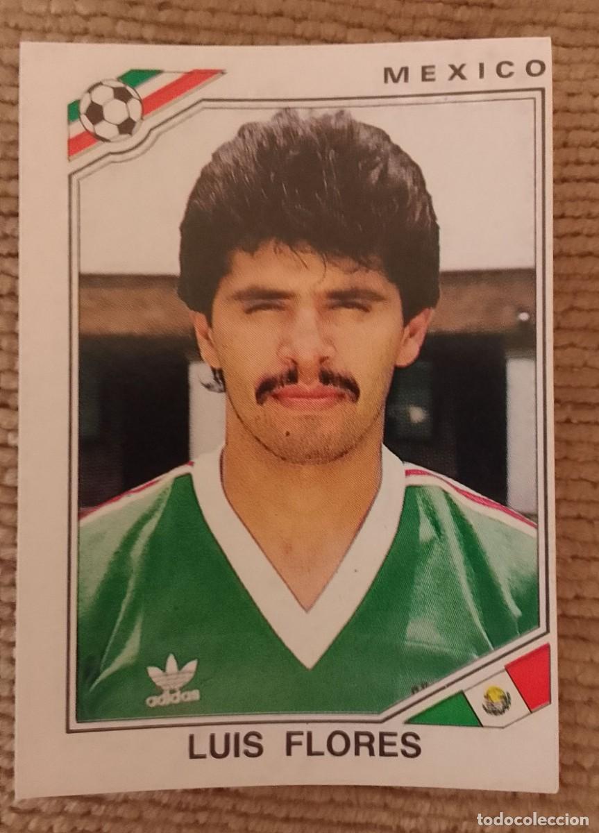 Cartes &agrave; collectionner de Football: CROMO MEXICO 86. LUIS FLORES. 125. PANINI.