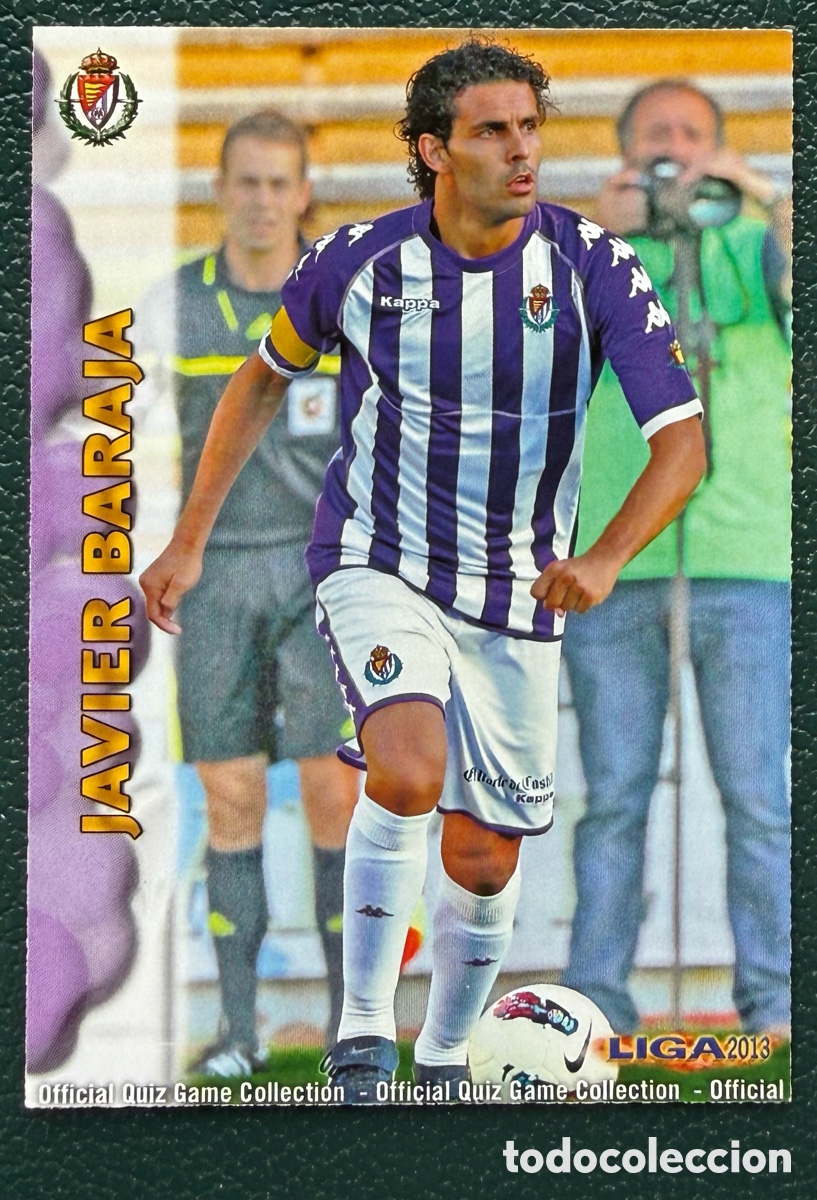 Fu&szlig;ball-Sticker: 521 JAVIER BARAJA REAL VALLADOLID FICHAS ALBUM MUNDICROMO 2012 2013 12 13