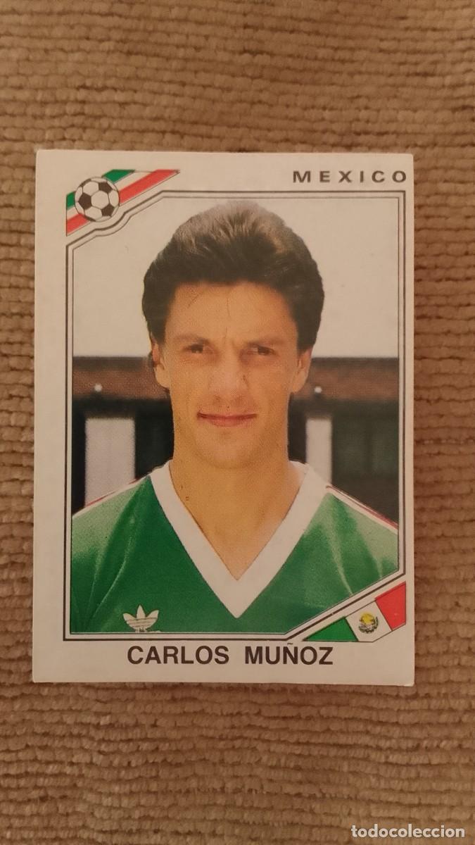 Cromos de f&uacute;tbol: CROMO MEXICO 86. CARLOS MU&Ntilde;OZ. 119. PANINI.