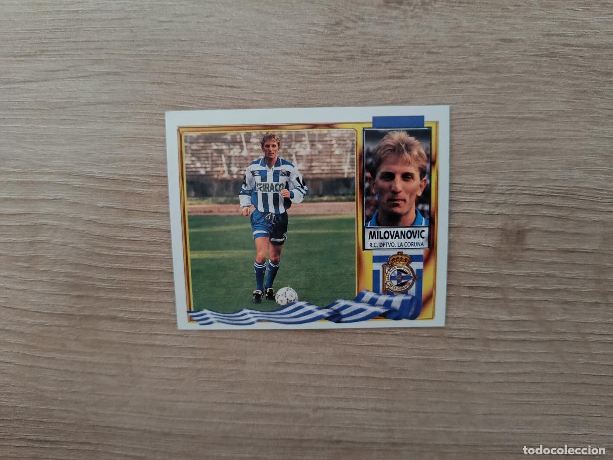 Cromos de f&uacute;tbol: CROMO DE FUTBOL LIGA ESTE MILOVANOVIC COLOCA DEPORTIVO SIN PEGAR NUNCA PEGADO 1995 1996 95 96 D726