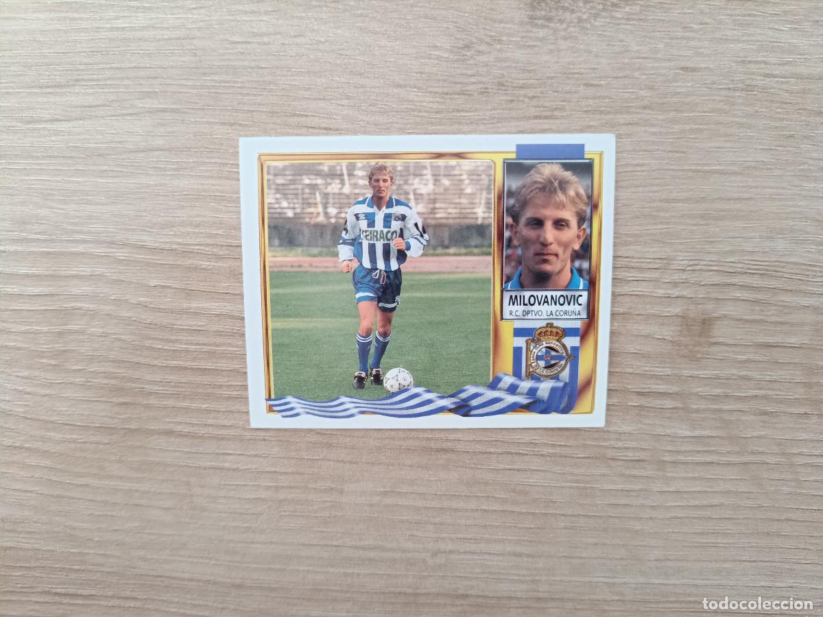 Cromos de f&uacute;tbol: CROMO DE FUTBOL LIGA ESTE MILOVANOVIC COLOCA DEPORTIVO SIN PEGAR NUNCA PEGADO 1995 1996 95 96 D726