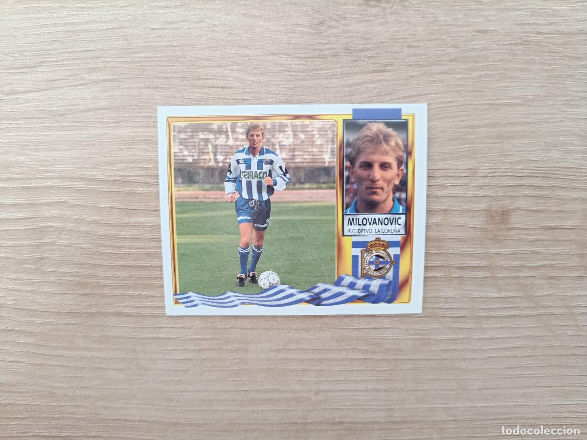 Cromos de f&uacute;tbol: CROMO DE FUTBOL LIGA ESTE MILOVANOVIC COLOCA DEPORTIVO SIN PEGAR NUNCA PEGADO 1995 1996 95 96 D726