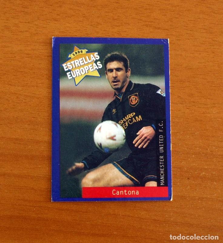 Cromos de f&uacute;tbol: Manchester United F.C. - N&ordm; 65 Eric Cantona - Estrellas Europea Panini A&ntilde;o 1996