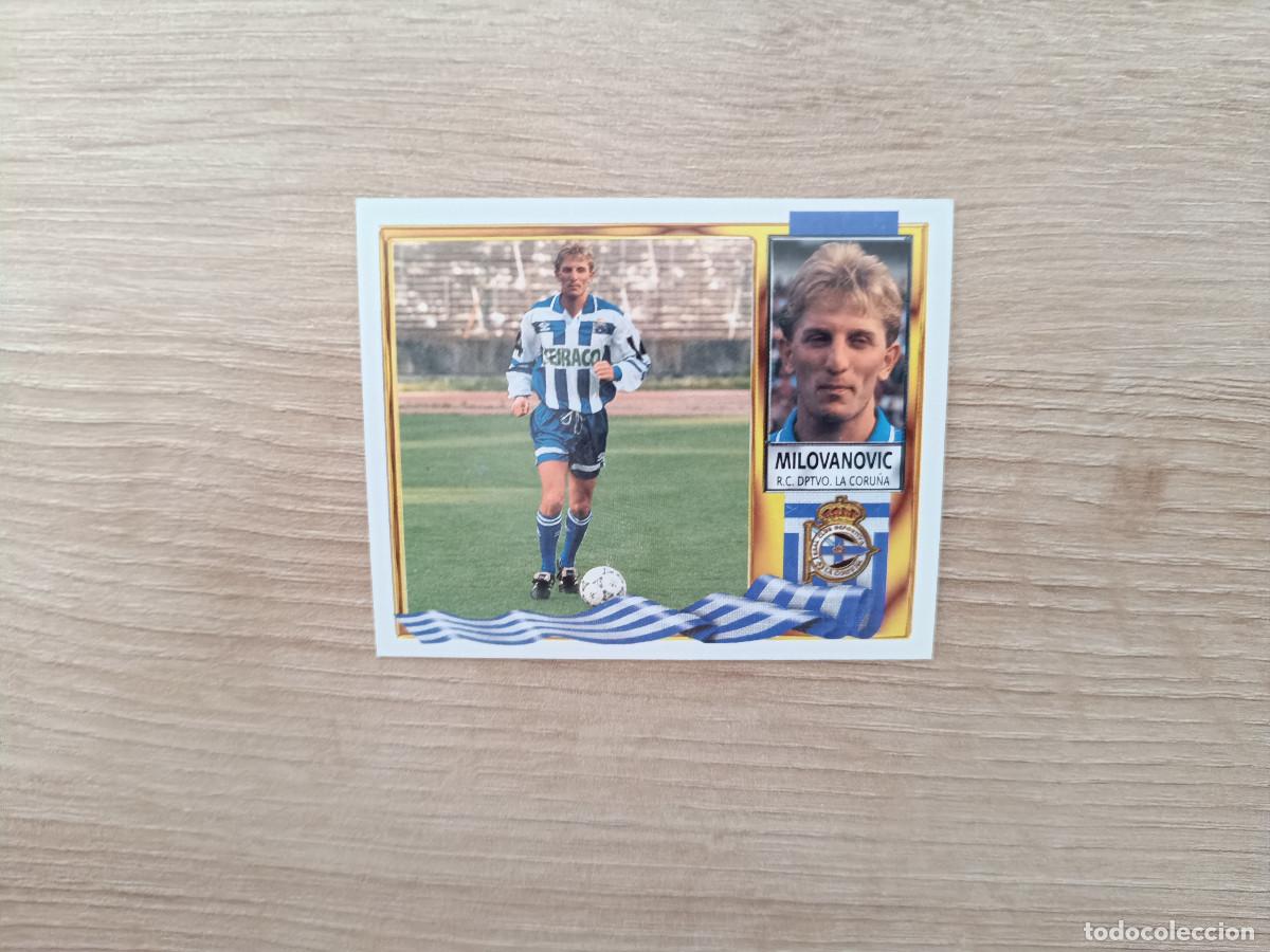 Cromos de f&uacute;tbol: CROMO DE FUTBOL LIGA ESTE MILOVANOVIC COLOCA DEPORTIVO SIN PEGAR NUNCA PEGADO 1995 1996 95 96 D726