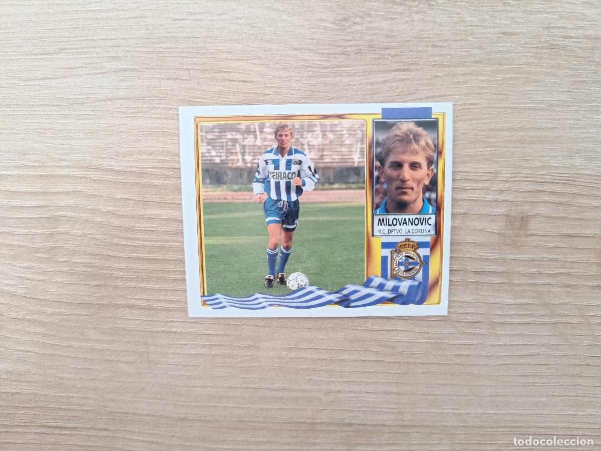Cromos de f&uacute;tbol: CROMO DE FUTBOL LIGA ESTE MILOVANOVIC COLOCA DEPORTIVO SIN PEGAR NUNCA PEGADO 1995 1996 95 96 D726