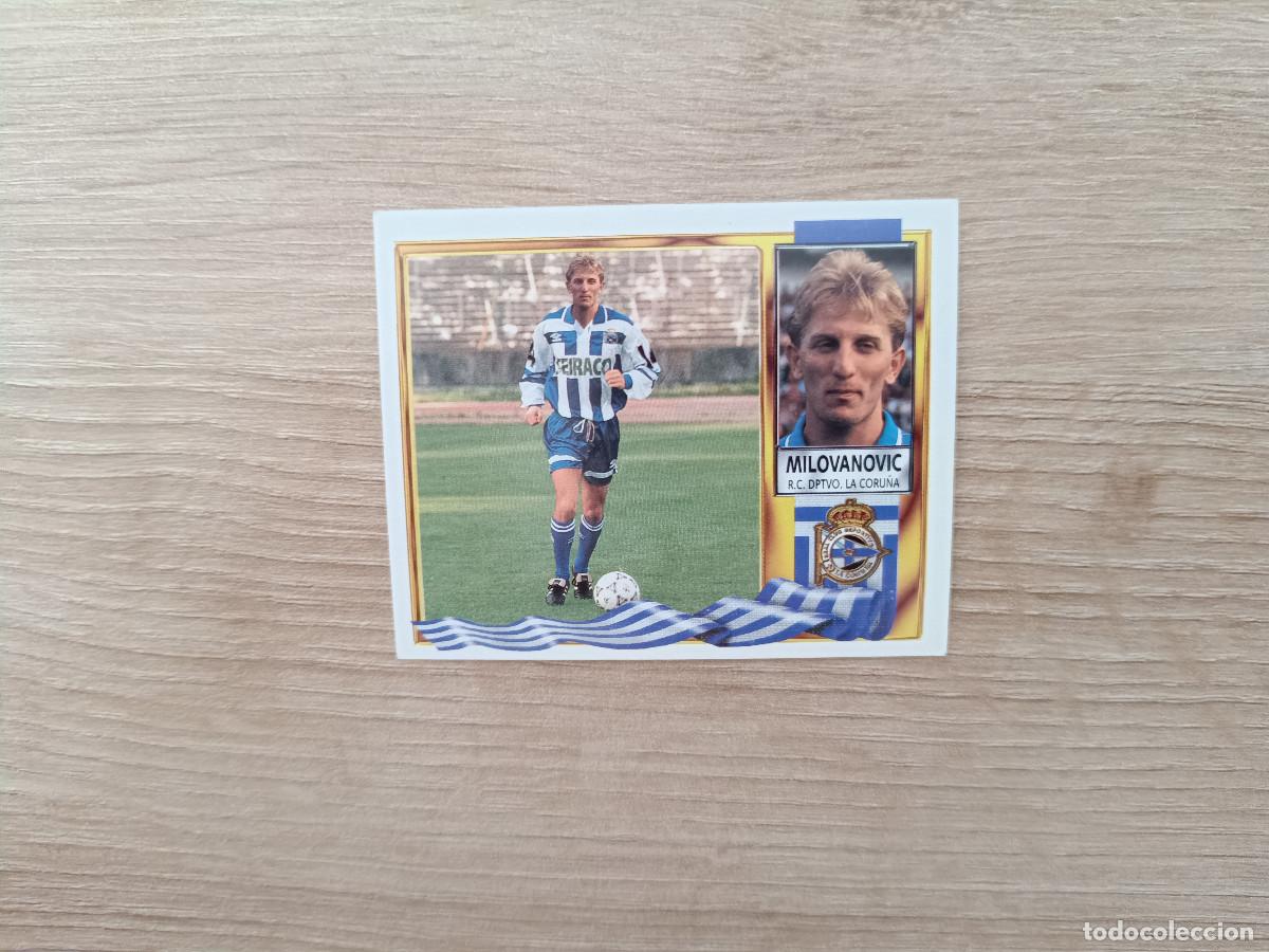 Cromos de f&uacute;tbol: CROMO DE FUTBOL LIGA ESTE MILOVANOVIC COLOCA DEPORTIVO SIN PEGAR NUNCA PEGADO 1995 1996 95 96 D726