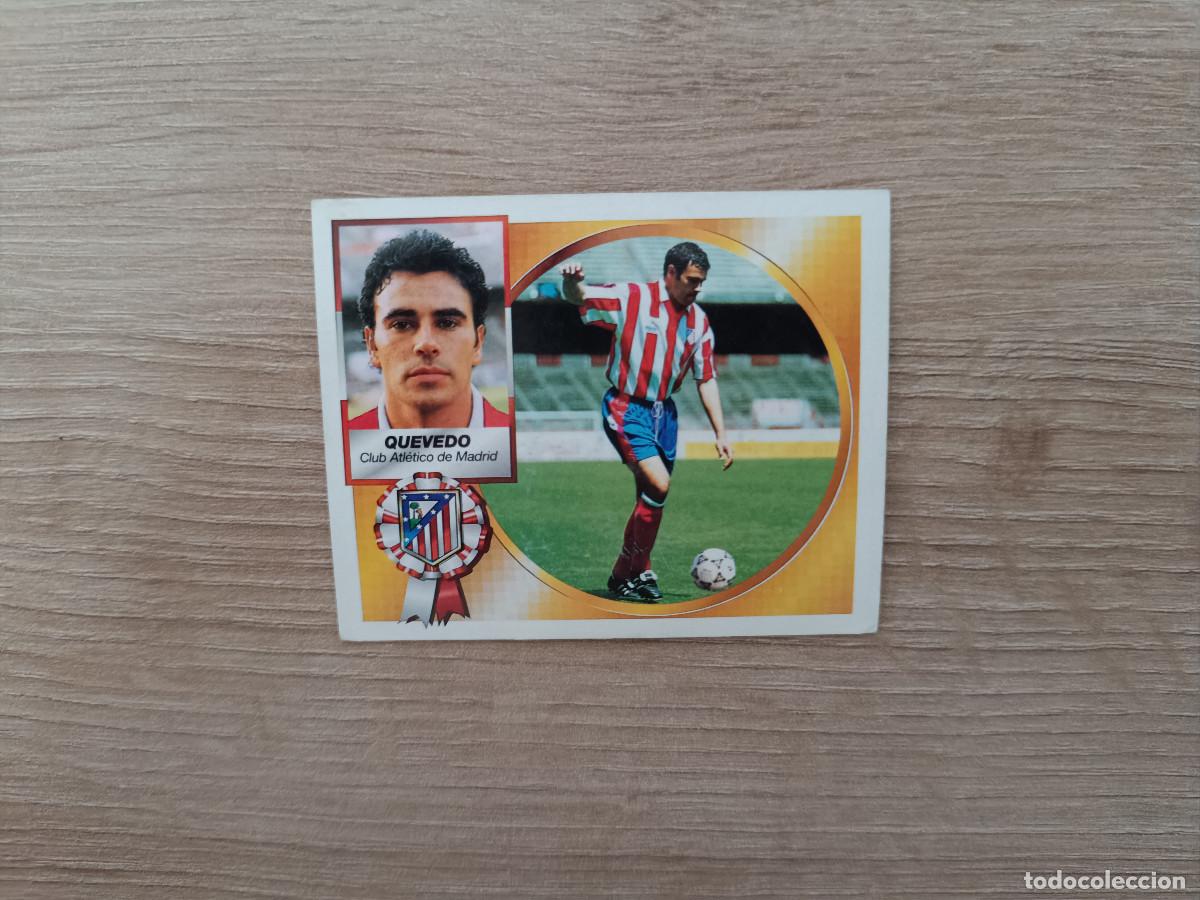 Cromos de f&uacute;tbol: CROMO DE FUTBOL LIGA ESTE QUEVEDO ATLETICO MADRID SIN PEGAR NUNCA PEGADO 1994 1995 94 95 D726