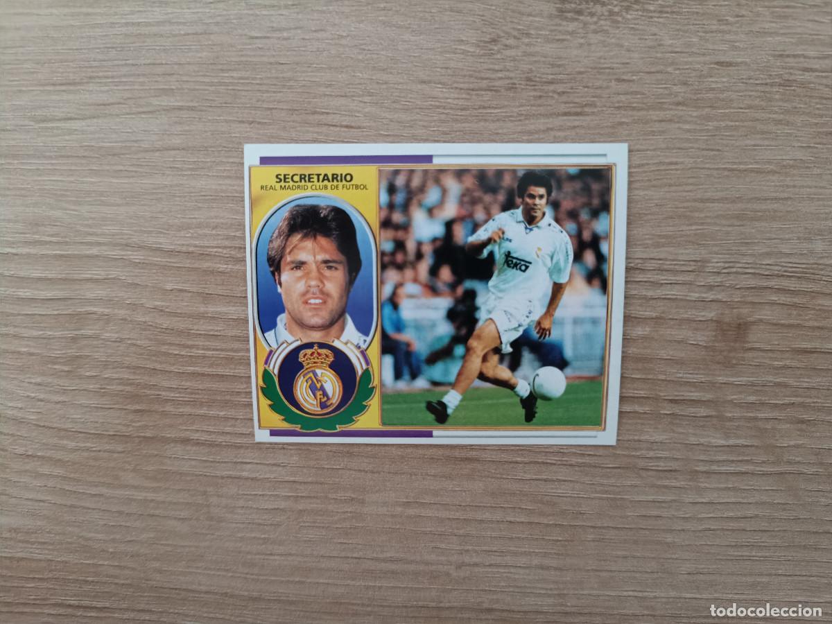 Cromos de f&uacute;tbol: CROMO LIGA ESTE SECRETARIO FICHAJE 18 REAL MADRID SIN PEGAR NUNCA PEGADO 1996 1997 96 97 D726