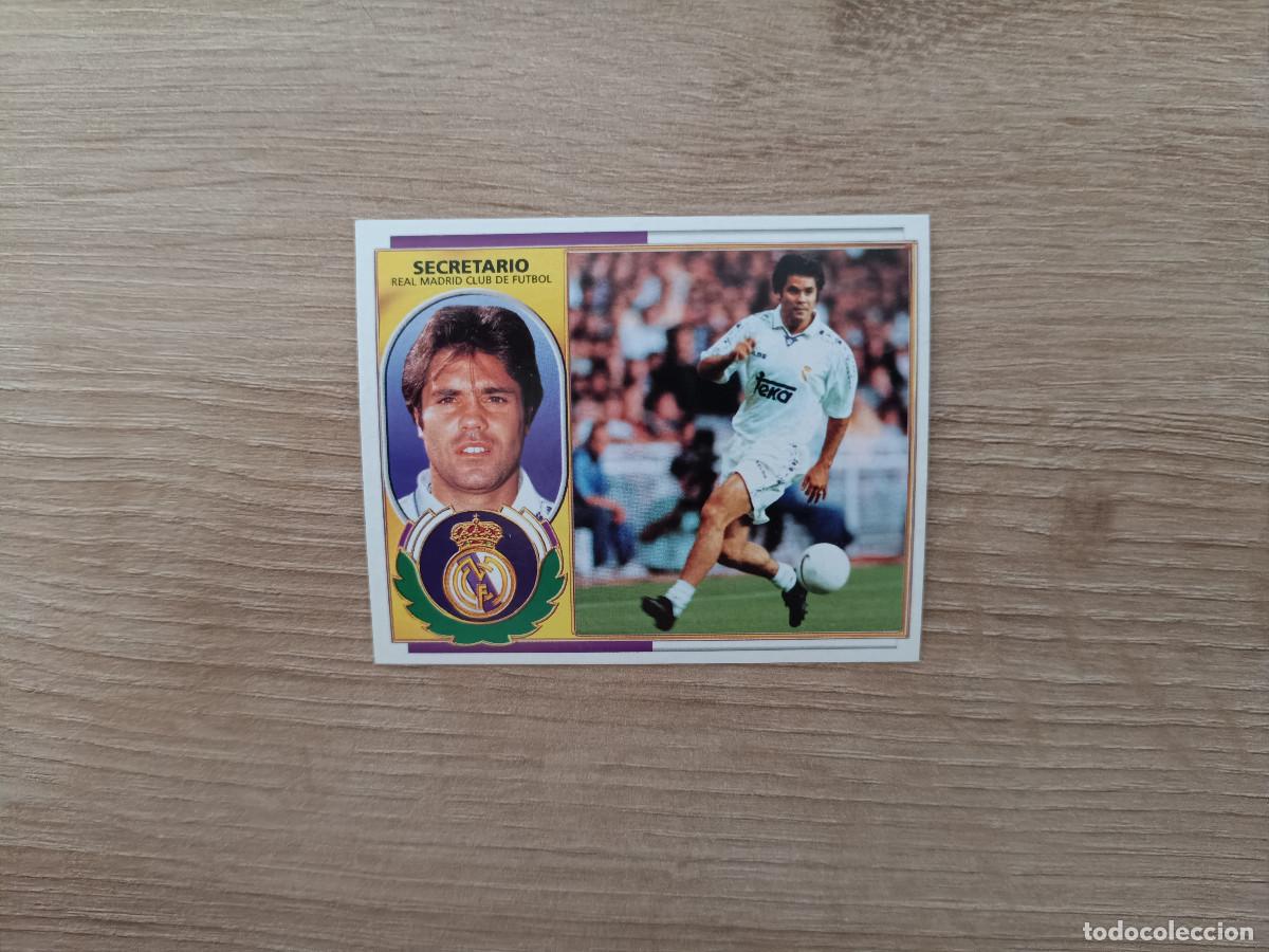 Cromos de f&uacute;tbol: CROMO LIGA ESTE SECRETARIO FICHAJE 18 REAL MADRID SIN PEGAR NUNCA PEGADO 1996 1997 96 97 D726
