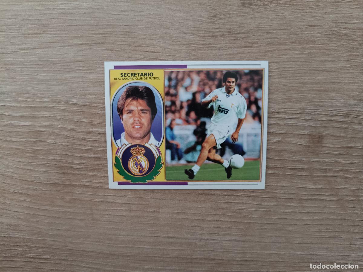 Cromos de f&uacute;tbol: CROMO LIGA ESTE SECRETARIO FICHAJE 18 REAL MADRID SIN PEGAR NUNCA PEGADO 1996 1997 96 97 D726