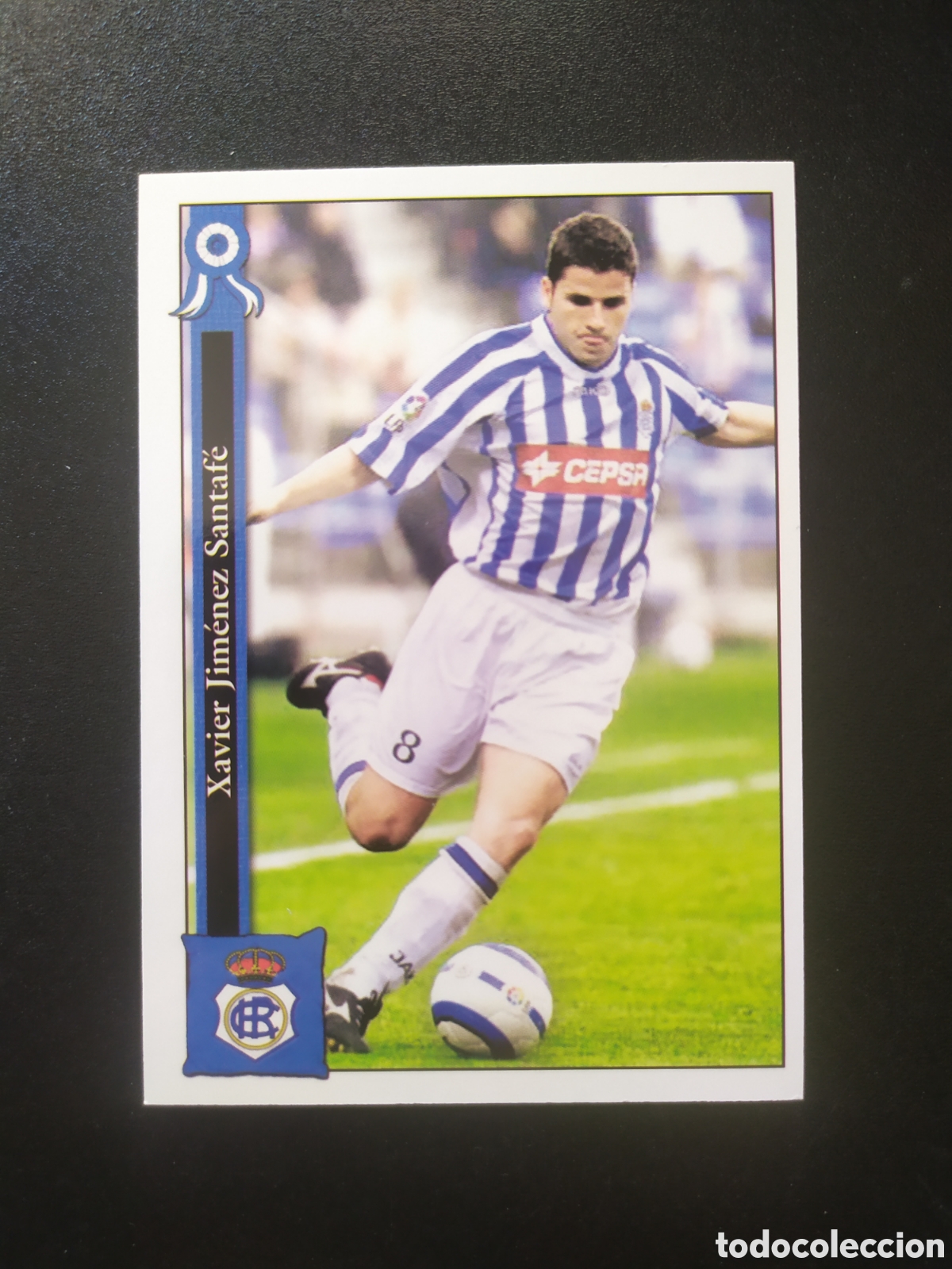 Cromos de Futebol: Mundicromo fichas Liga 2005 2006 05 06 Xavi Jim&eacute;nez n&deg; 756 Recreativo Huelva