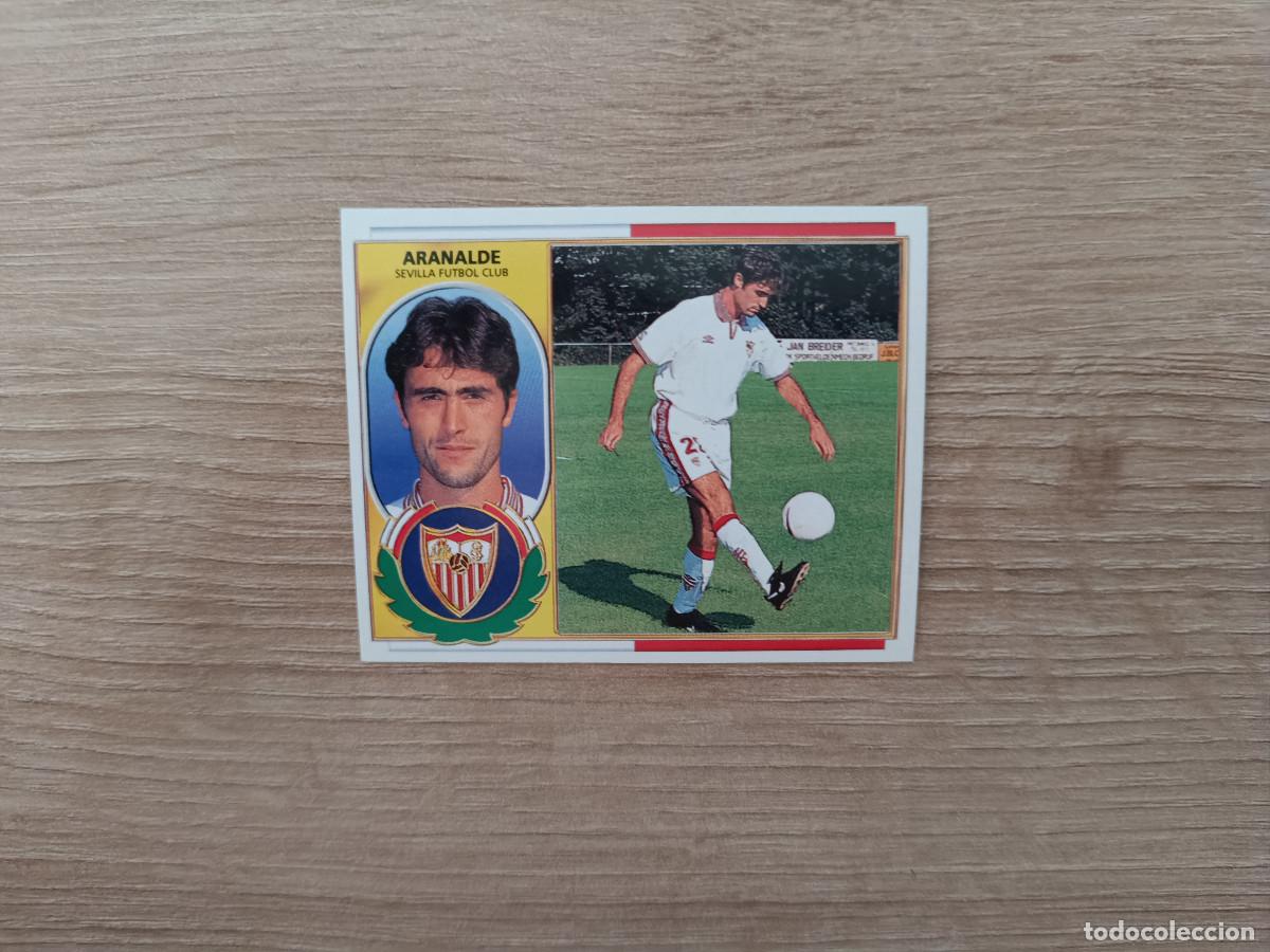 Cromos de f&uacute;tbol: CROMO DE FUTBOL LIGA ESTE ARANALDE FICHAJE 35 SEVILLA SIN PEGAR NUNCA PEGADO 1996 1997 96 97 D726