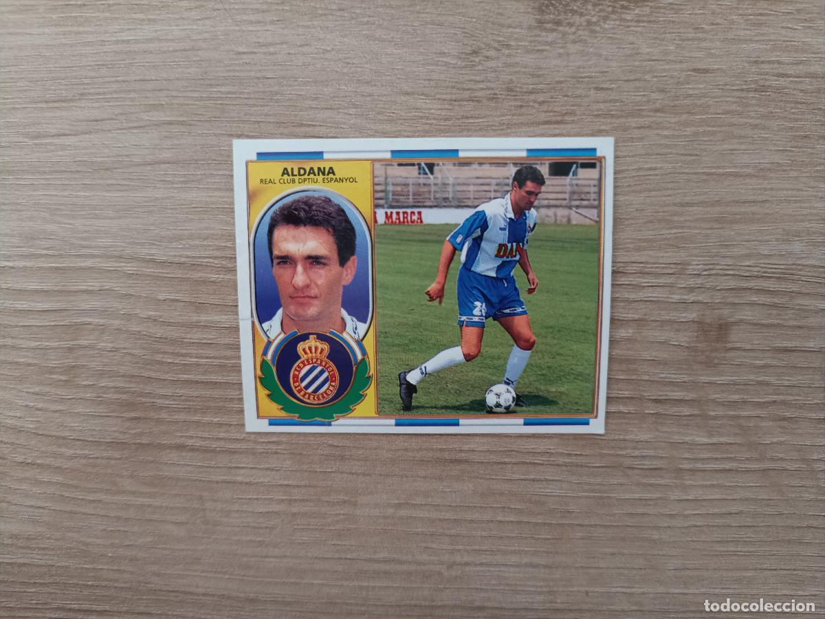 Cromos de f&uacute;tbol: CROMO DE FUTBOL LIGA ESTE ALDANA FICHAJE 7 ESPANYOL SIN PEGAR NUNCA PEGADO 1996 1997 96 97 D726