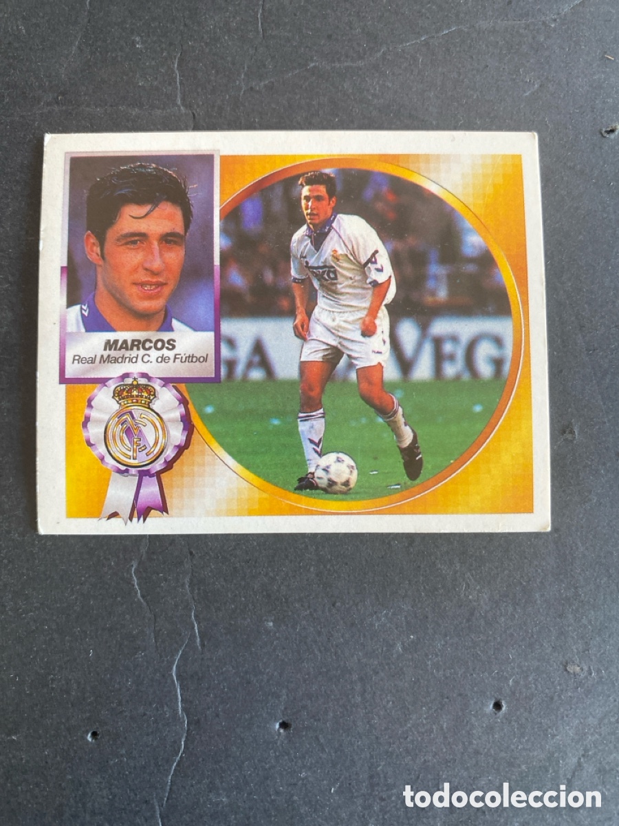 Cromos de f&uacute;tbol: Cromo liga 94/95 Real Madrid nunca pegado