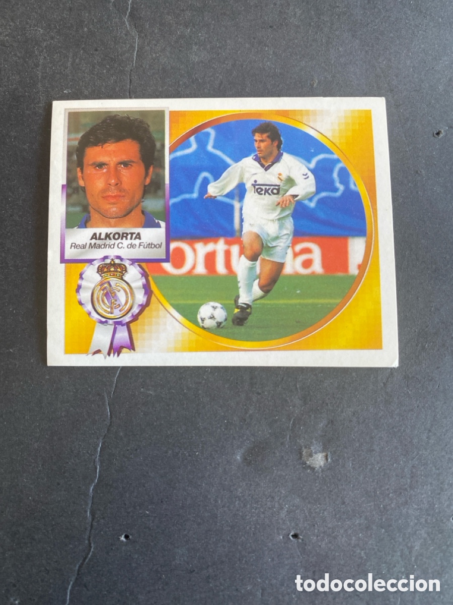 Cromos de f&uacute;tbol: Cromo liga 94/95 Real Madrid nunca pegado