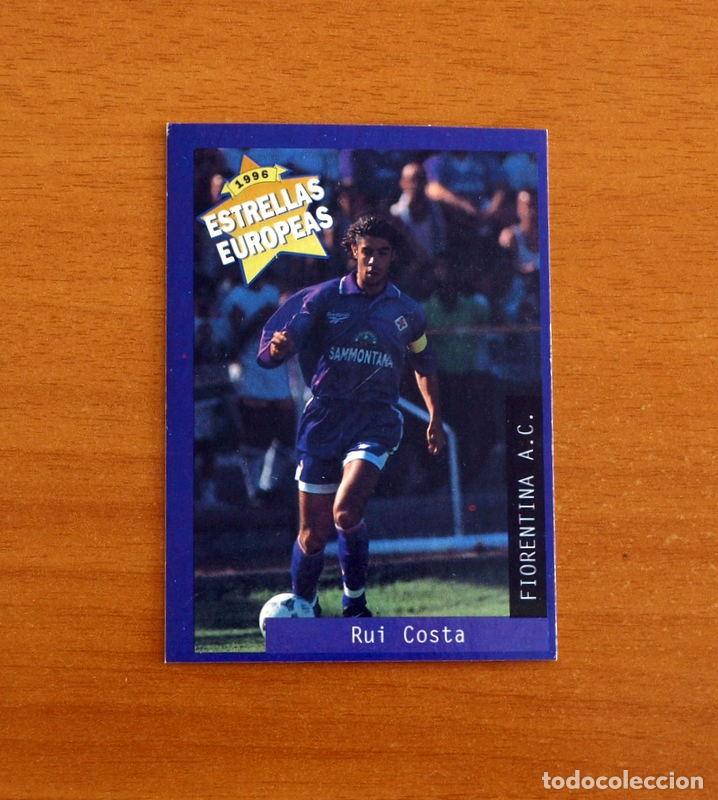 Football Stickers: Fiorentina A.C. - N&ordm; 100 Rui C&eacute;sar Manuel Costa - Estrellas Europea Panini A&ntilde;o 1996