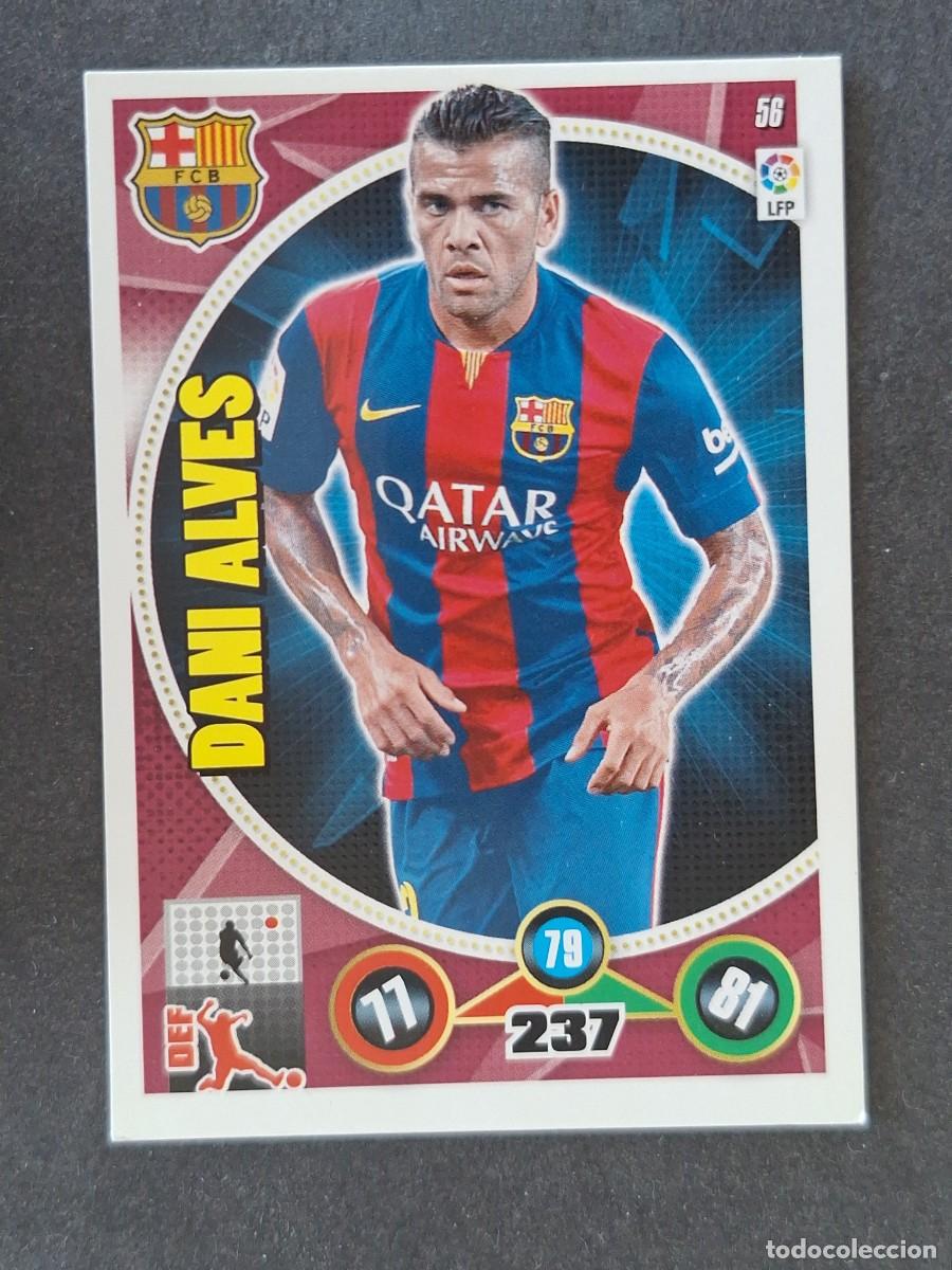 Football Stickers: DANI ALVES F. C. BARCELONA 56 PANINI ADRENALYN XL 2014 2015 14 15