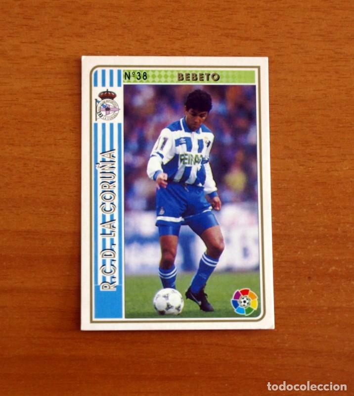 Football Stickers: Deportivo La Coru&ntilde;a -N&ordm; 38 Bebeto -Mundicromo Las Fichas de la Liga 1994-1995-94-95