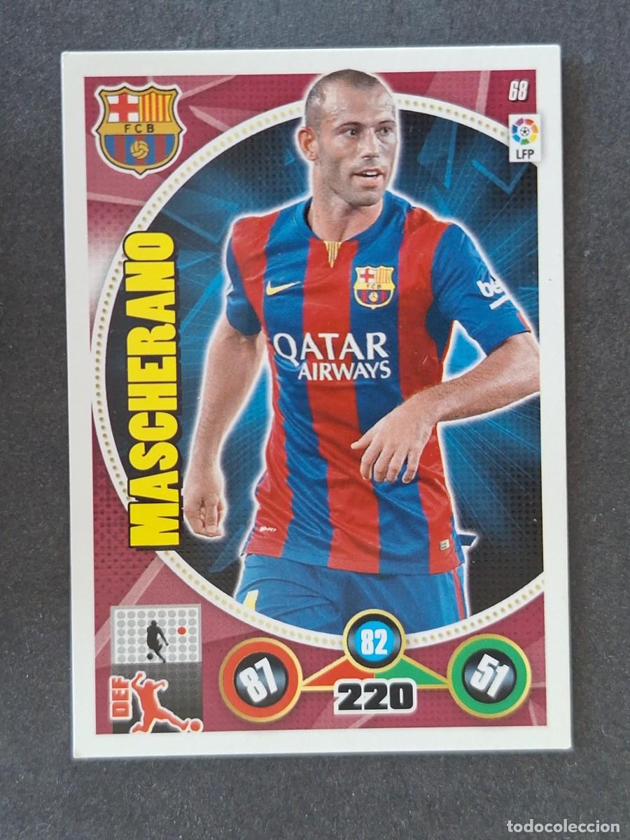 Football Stickers: MASCHERANO F. C. BARCELONA 68 PANINI ADRENALYN XL 2014 2015 14 15
