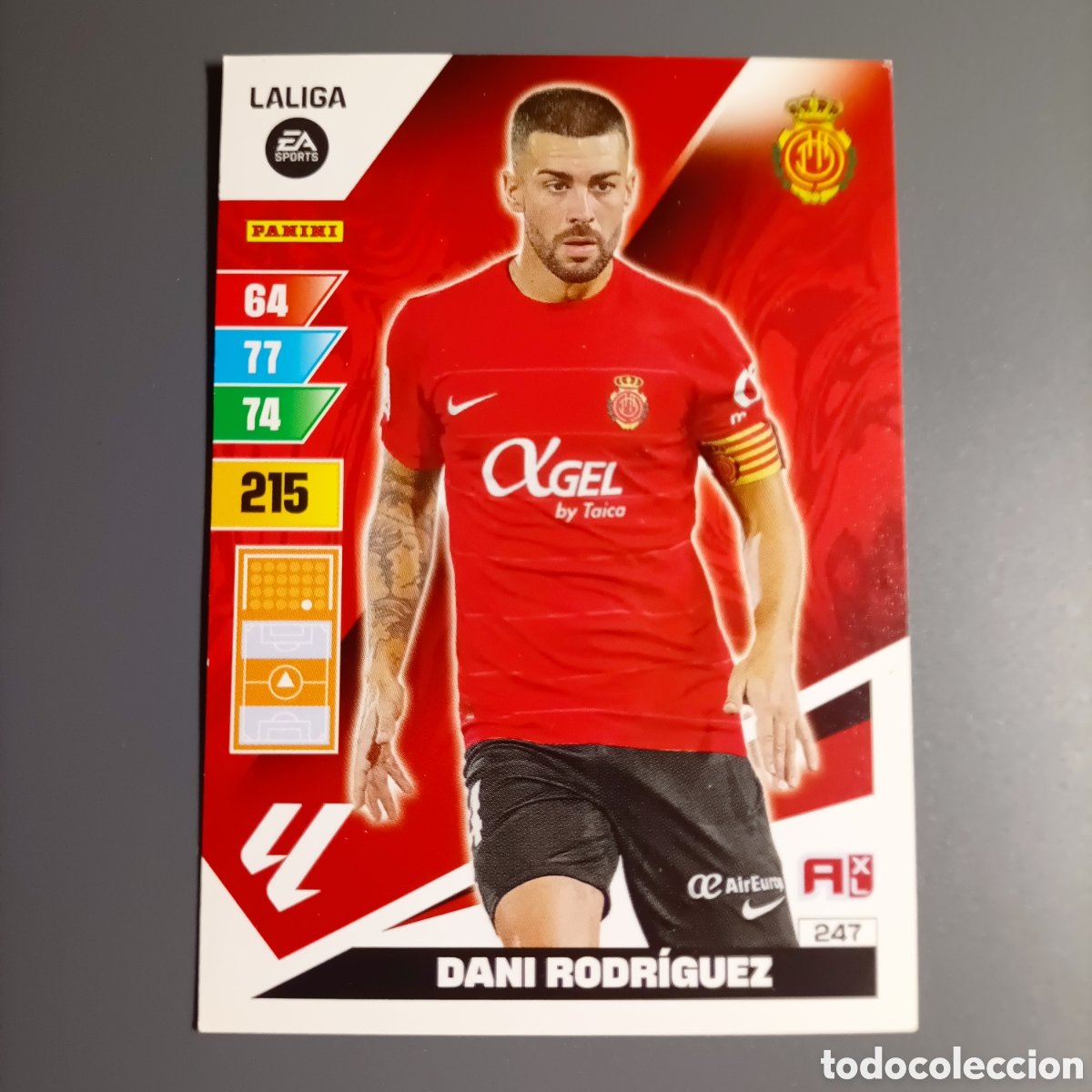Football Stickers: ADRENALYN. LIGA 2023-2024 (MALLORCA) №247 DANI RODR&Iacute;GUEZ