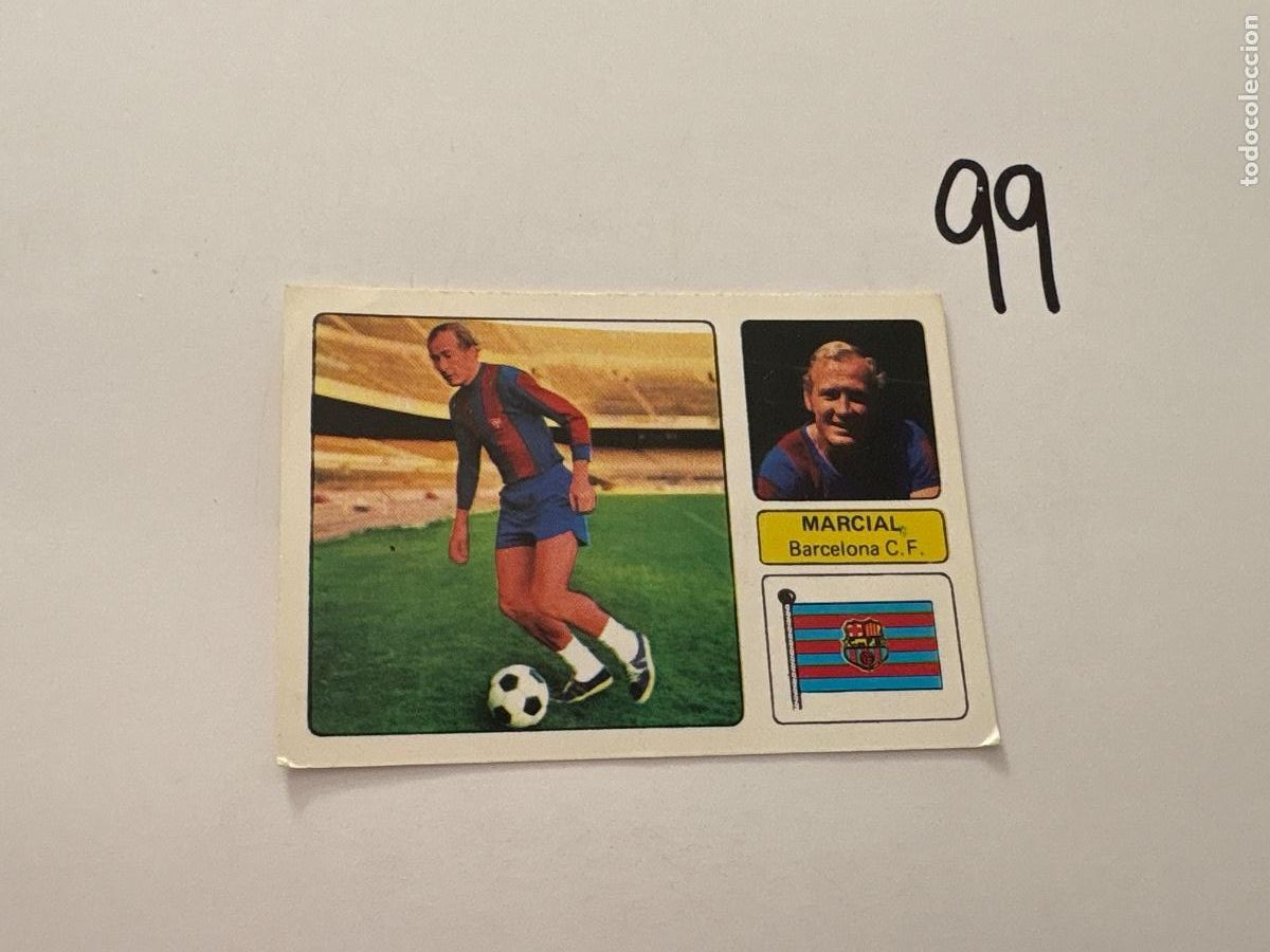 Fu&szlig;ball-Sticker: 22. CROMO BARCELONA MARCIAL FHER 1973-1974 73-74 SIN PEGAR