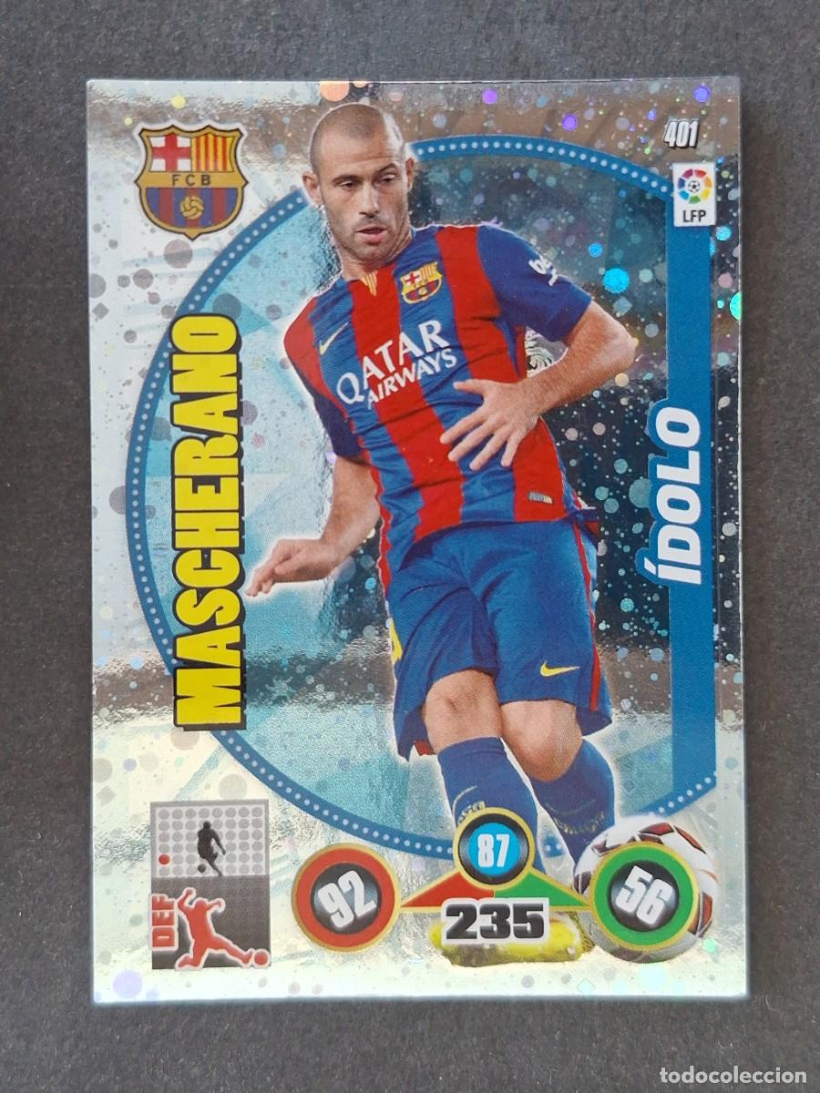 Football Stickers: MASCHERANO F. C. BARCELONA IDOLO 401 PANINI ADRENALYN XL 2014 2015 14 15