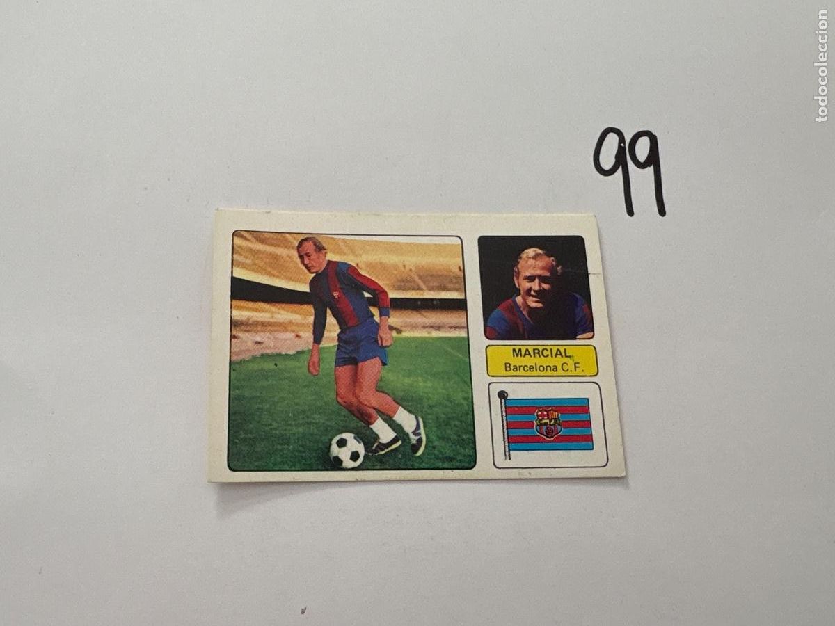 Fu&szlig;ball-Sticker: 22. CROMO BARCELONA MARCIAL FHER 1973-1974 73-74 SIN PEGAR