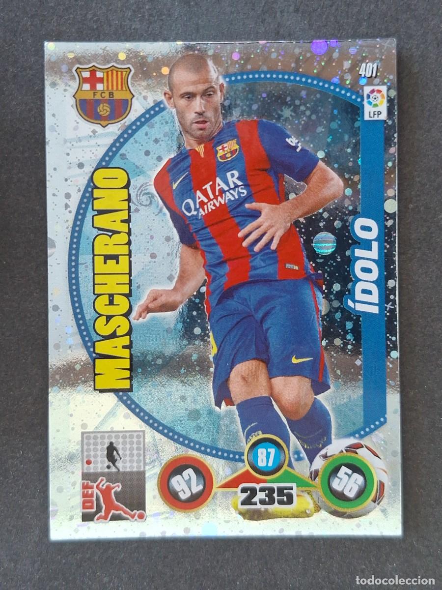 Football Stickers: MASCHERANO F. C. BARCELONA IDOLO 401 PANINI ADRENALYN XL 2014 2015 14 15