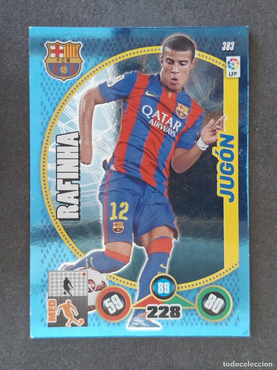 Football Stickers: RAFINHA F. C. BARCELONA JUGON 383 PANINI ADRENALYN XL 2014 2015 14 15