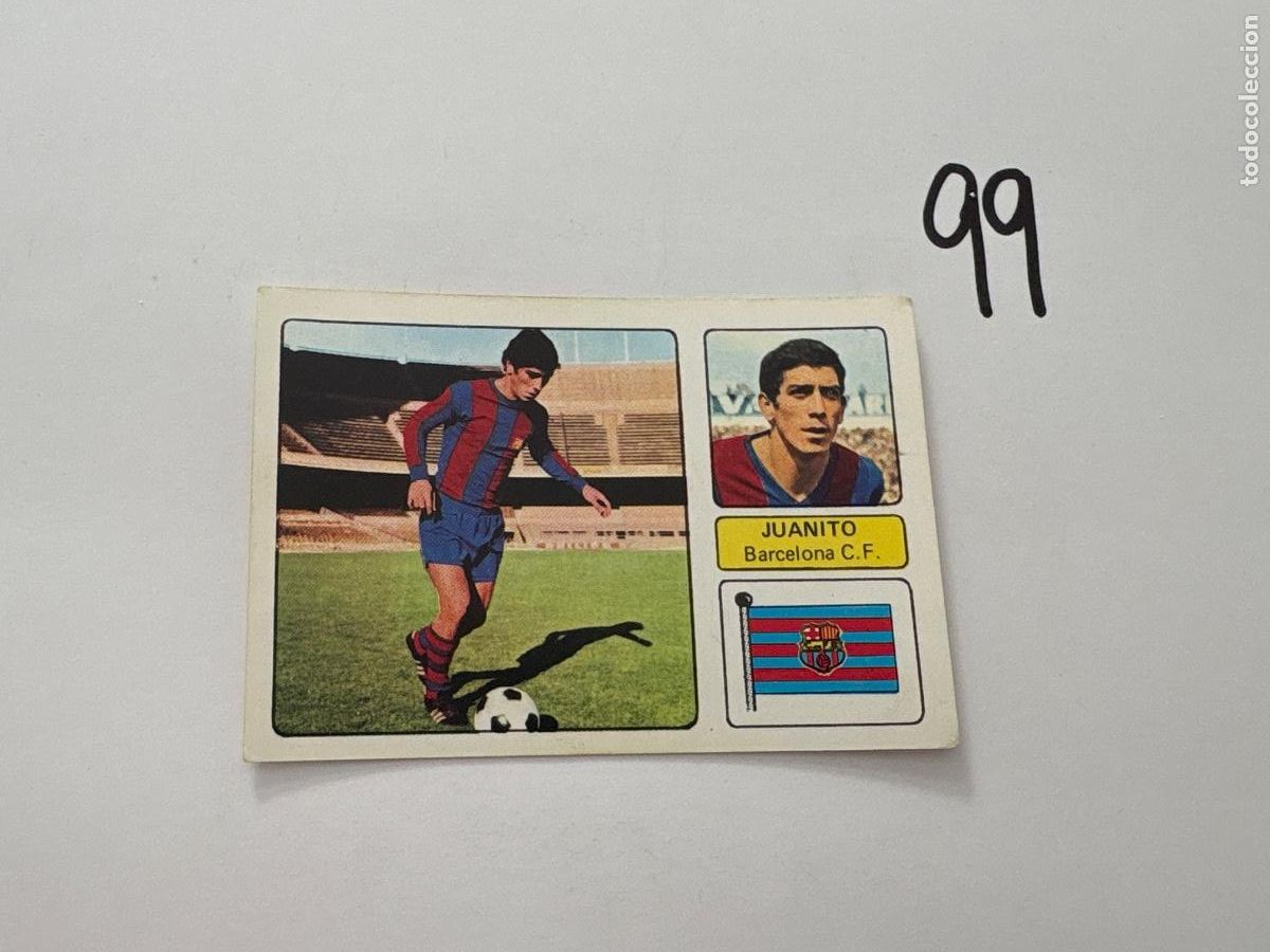 Football Stickers: 22. CROMO BARCELONA JUANITO FHER 1973-1974 73-74 SIN PEGAR