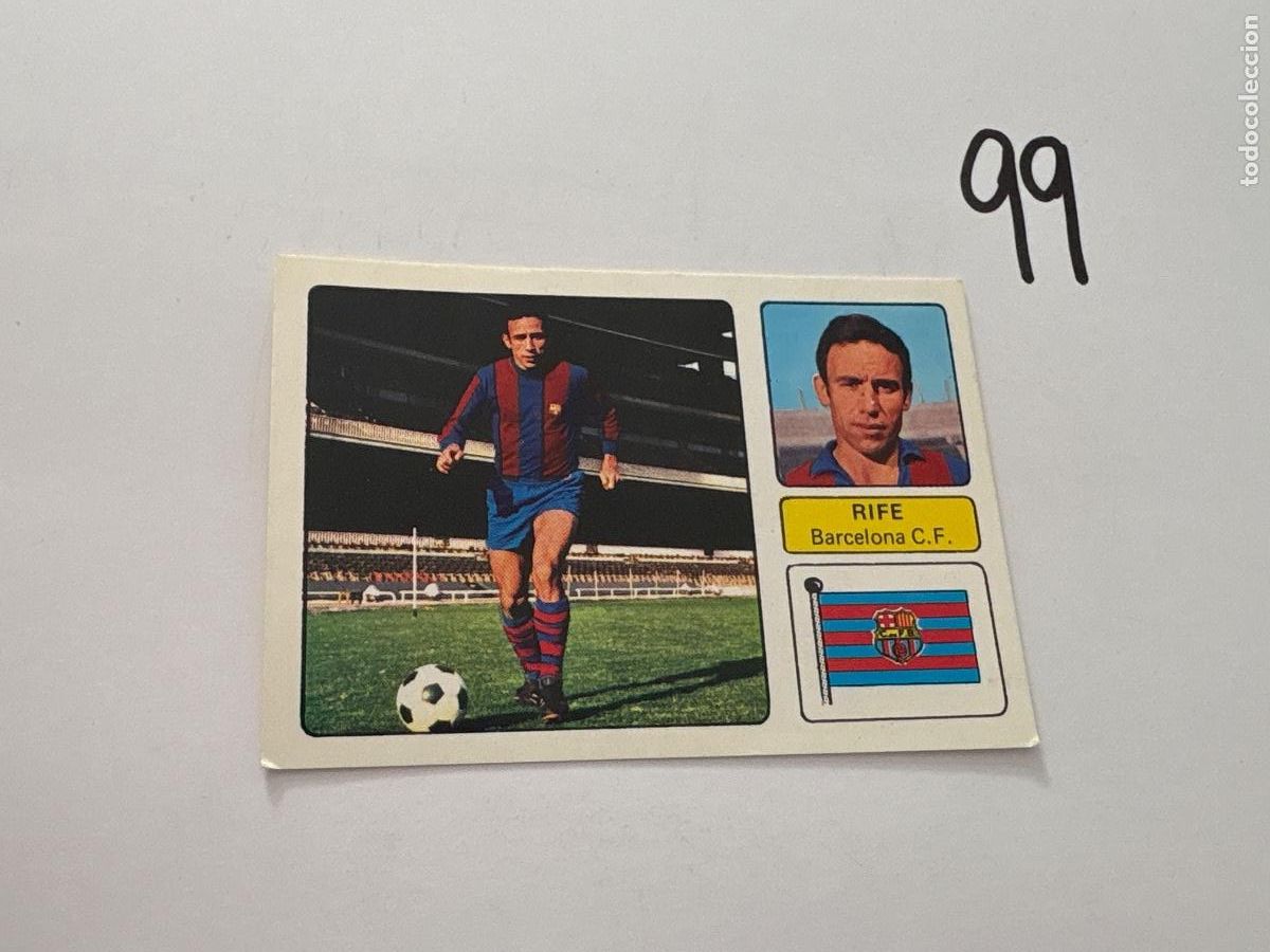 Cromos de f&uacute;tbol: 22. CROMO BARCELONA RIFE FHER 1973-1974 73-74 SIN PEGAR