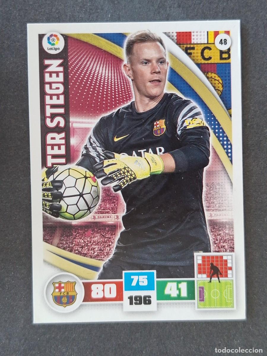 Cromos de f&uacute;tbol: TER STEGEN F. C. BARCELONA 48 PANINI ADRENALYN XL 2015 2016 15 16