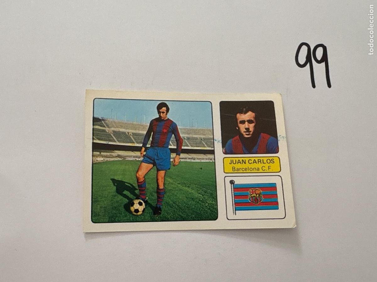 Cromos de f&uacute;tbol: 22. CROMO BARCELONA JUAN CARLOS FHER 1973-1974 73-74 SIN PEGAR