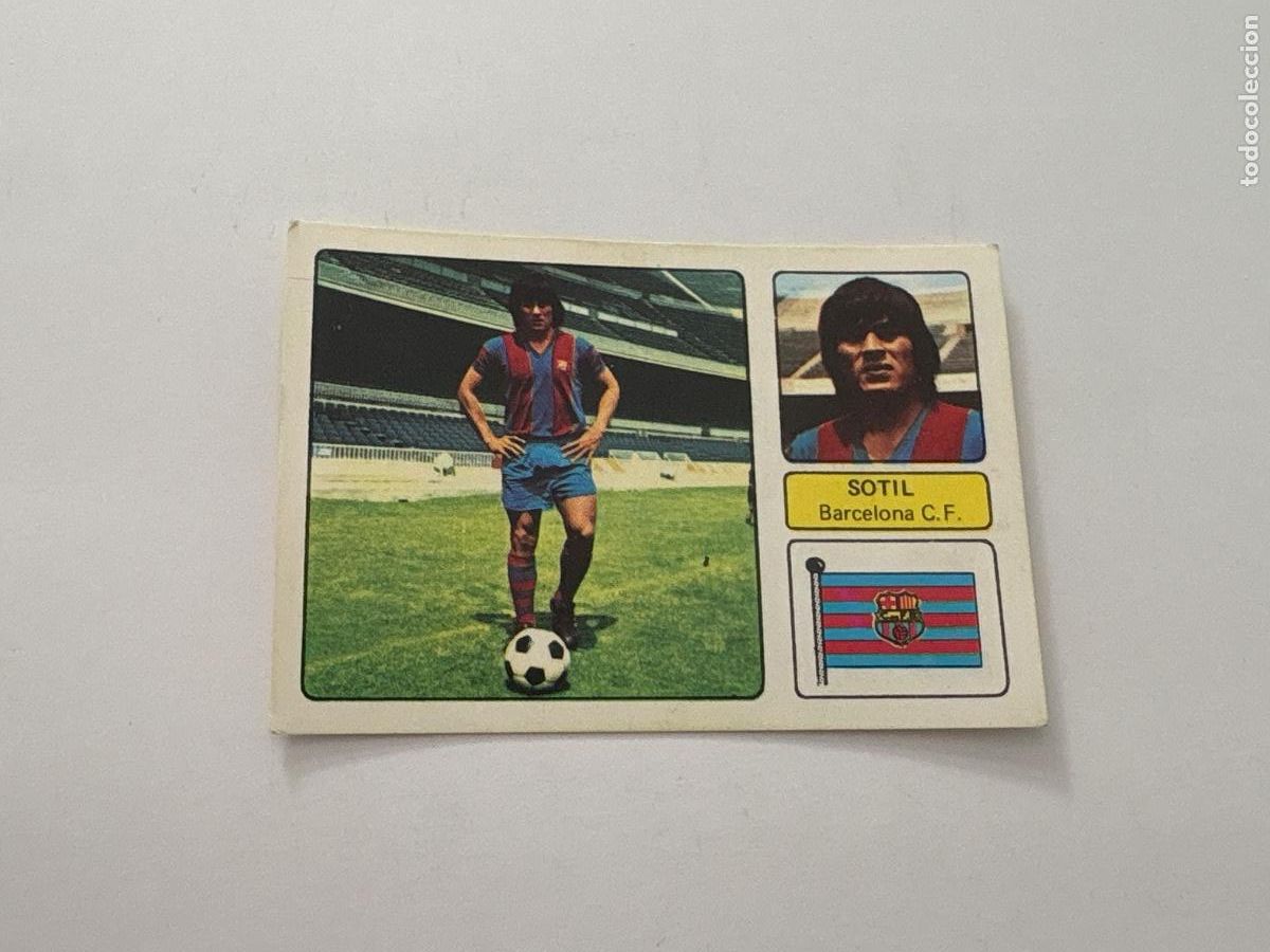 Fu&szlig;ball-Sticker: 22. CROMO BARCELONA SOTIL FHER 1973-1974 73-74 SIN PEGAR