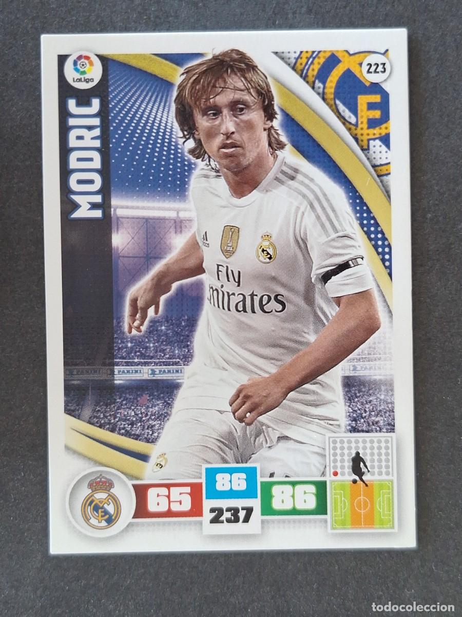Cromos de f&uacute;tbol: MODRIC REAL MADRID 223 PANINI ADRENALYN XL 2015 2016 15 16