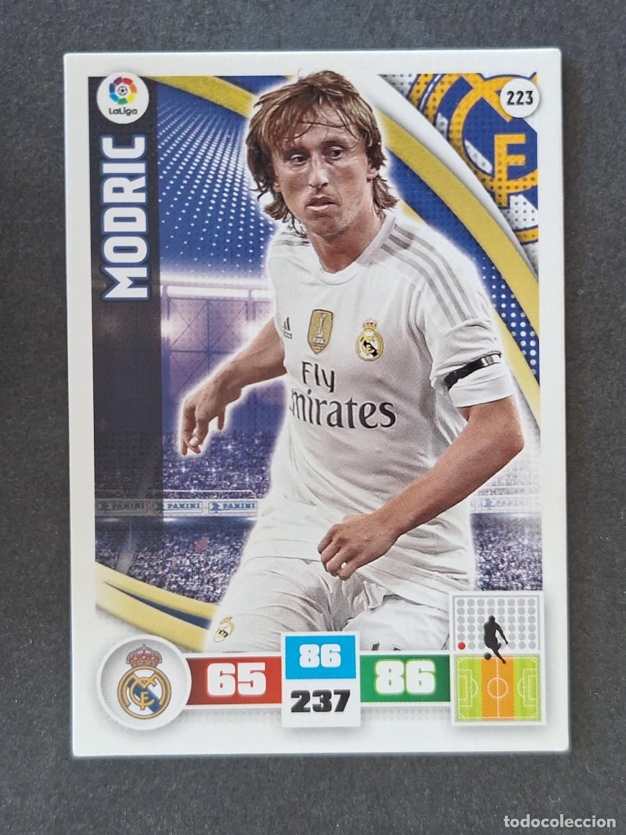 Cromos de f&uacute;tbol: MODRIC REAL MADRID 223 PANINI ADRENALYN XL 2015 2016 15 16