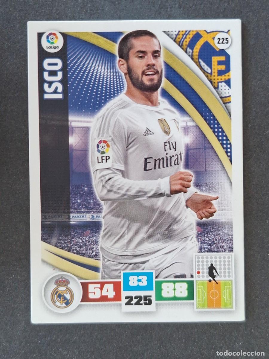 Cromos de f&uacute;tbol: ISCO REAL MADRID 225 PANINI ADRENALYN XL 2015 2016 15 16