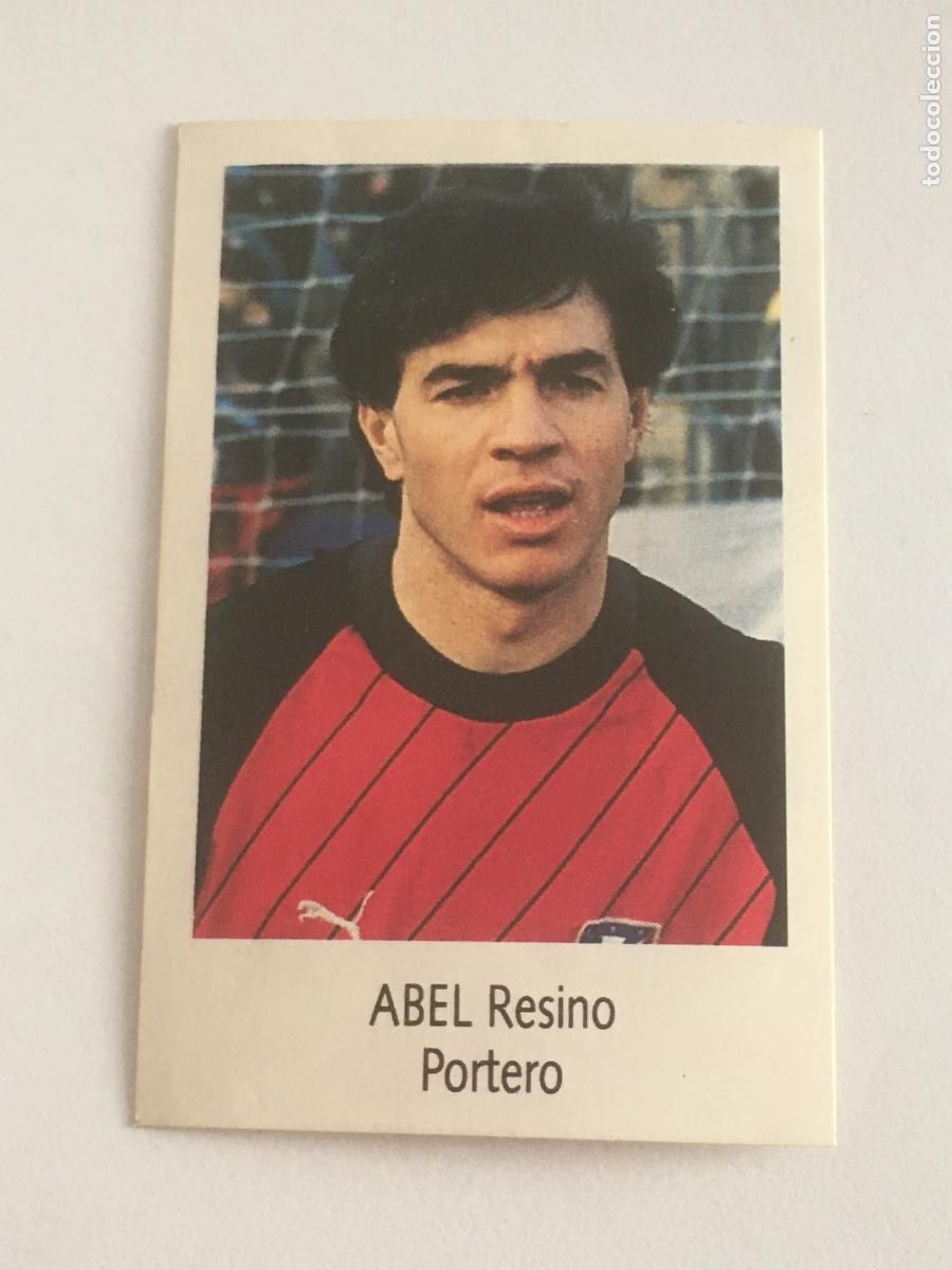 Football Stickers: abel atletico madrid cromo n&ordm; 110 bimbo liga futbol 91 92 1991 1992 cromo nunca pegado