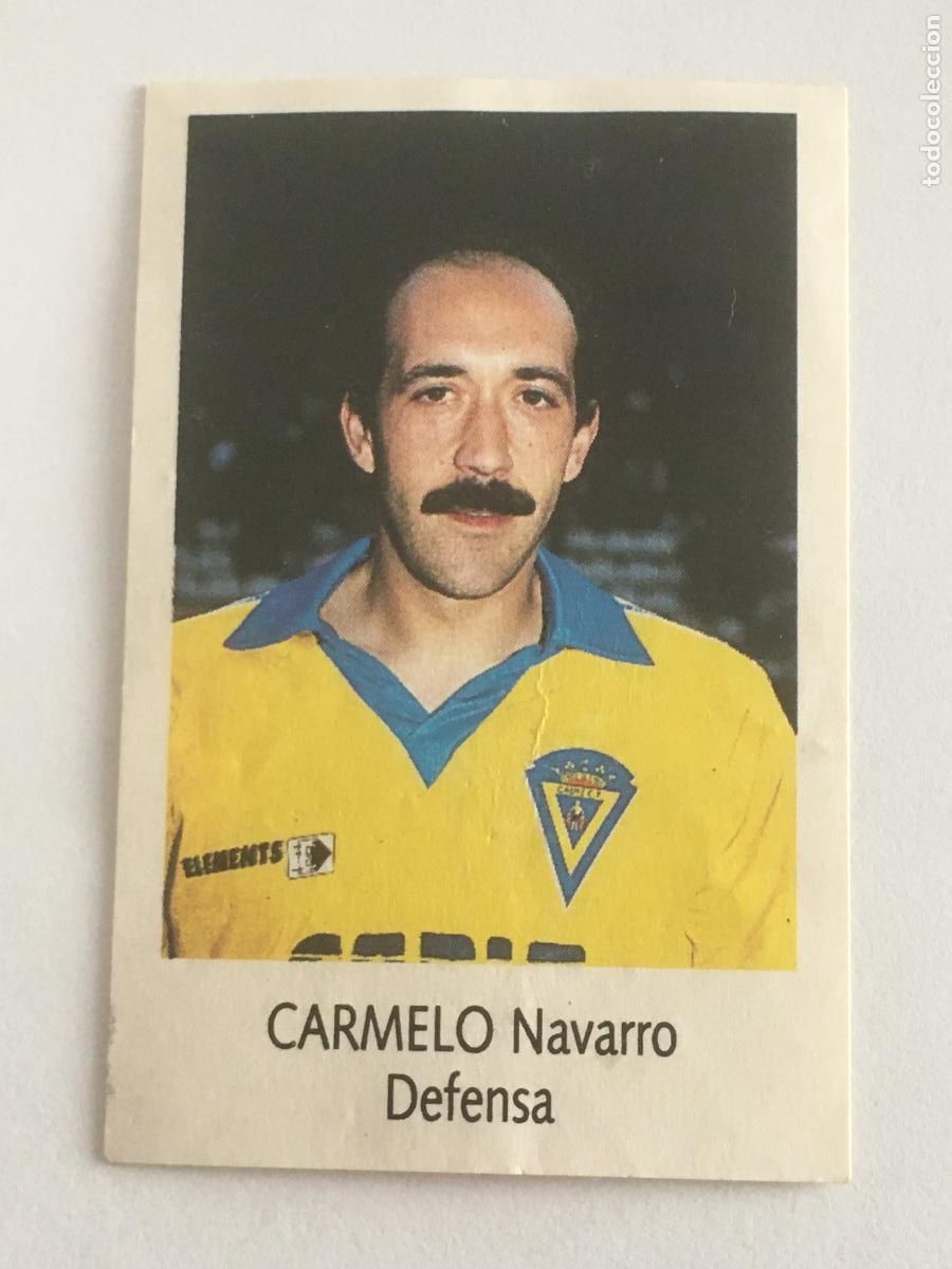 Cromos de Futebol: carmelo cadiz cromo n&ordm; 52 bimbo liga futbol 91 92 1991 1992 cromo nunca pegado